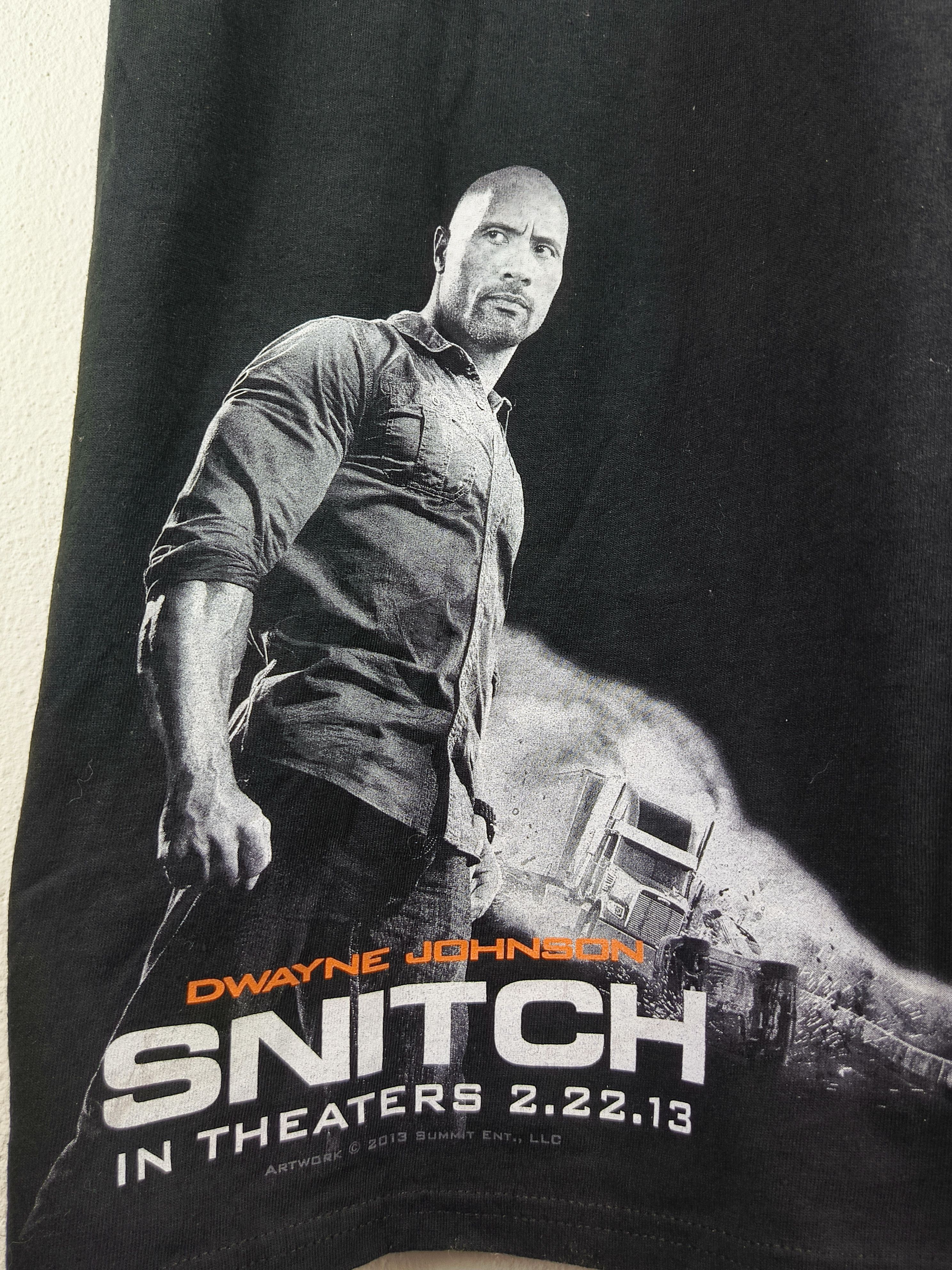 Vintage 2013 Snitch Dwayne Johnson Movie promo Size US XL / EU 56 / 4 - 2 Thumbnail