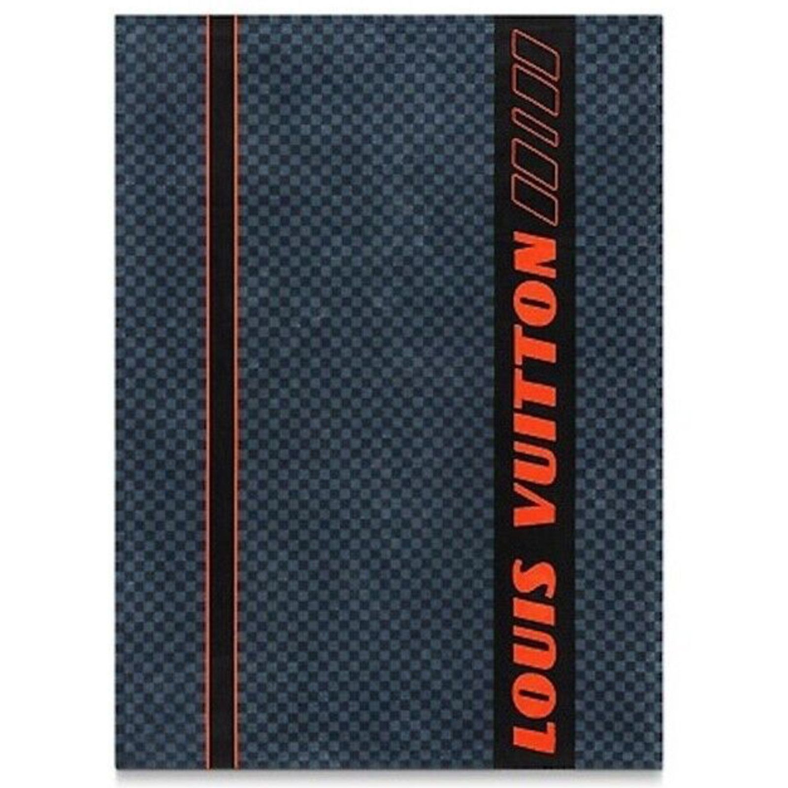 Louis Vuitton Drap Bain Damier Cobalt Race Bath Beach Towel