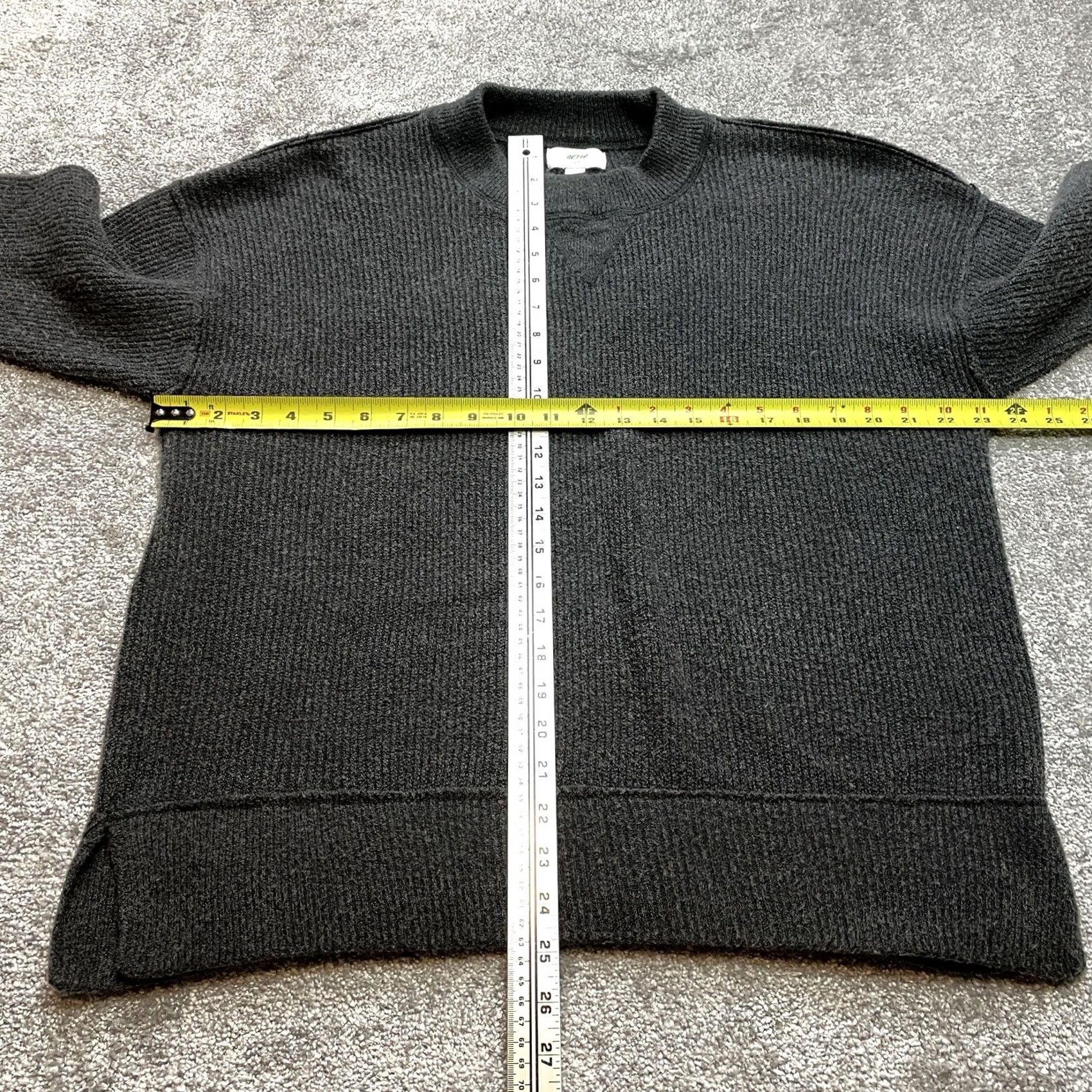 Vintage VINTAGE Aerie by American Eagle Sweater Womens Small Dark Gray Pullover Knit Soft Ribbed Knit Pullover Women Small Gray Logo 90s 00s? Size S / US 4 / IT 40 - 4 Thumbnail