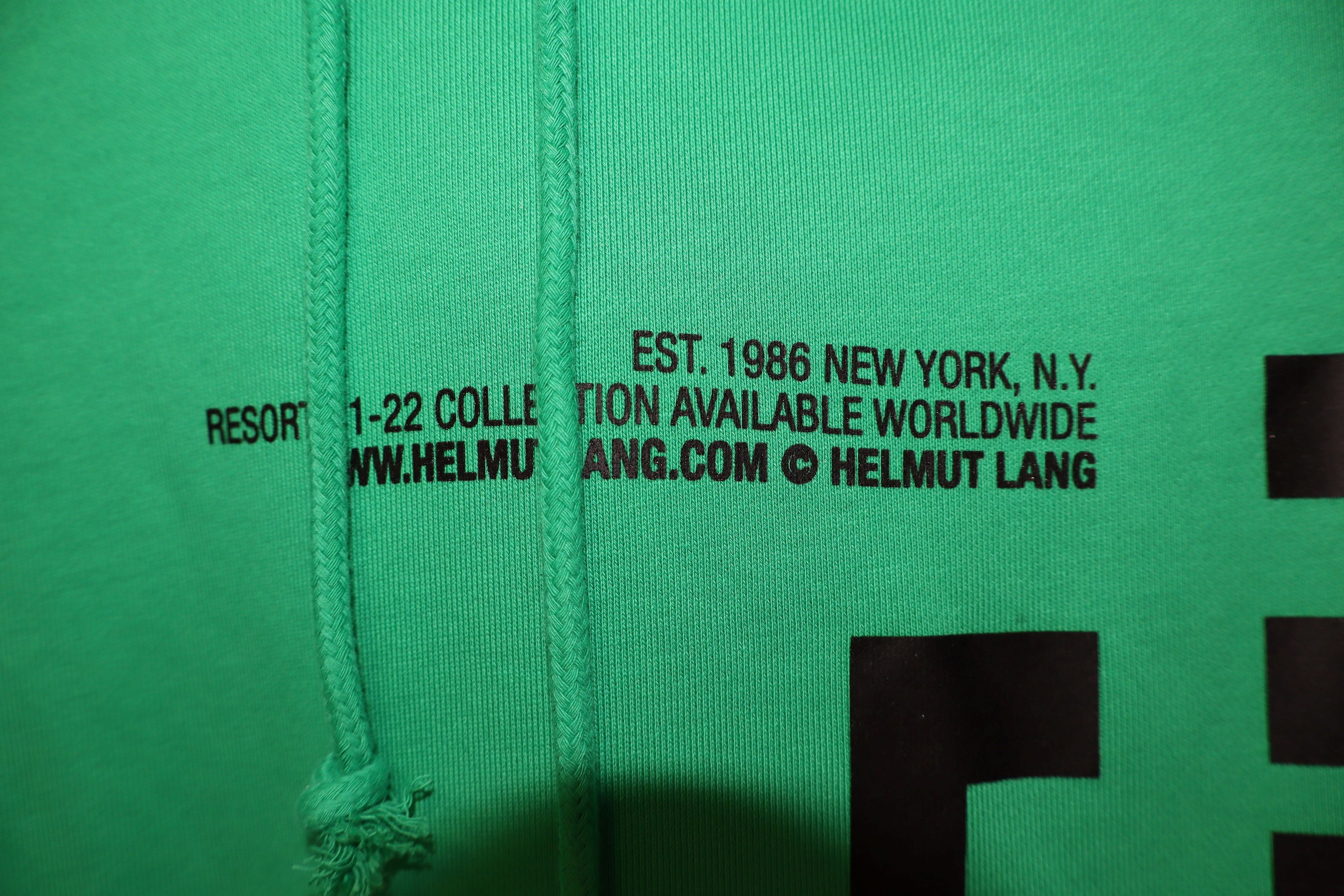 Helmut Lang Logo print hoodie Size US L / EU 52-54 / 3 - 10 Thumbnail