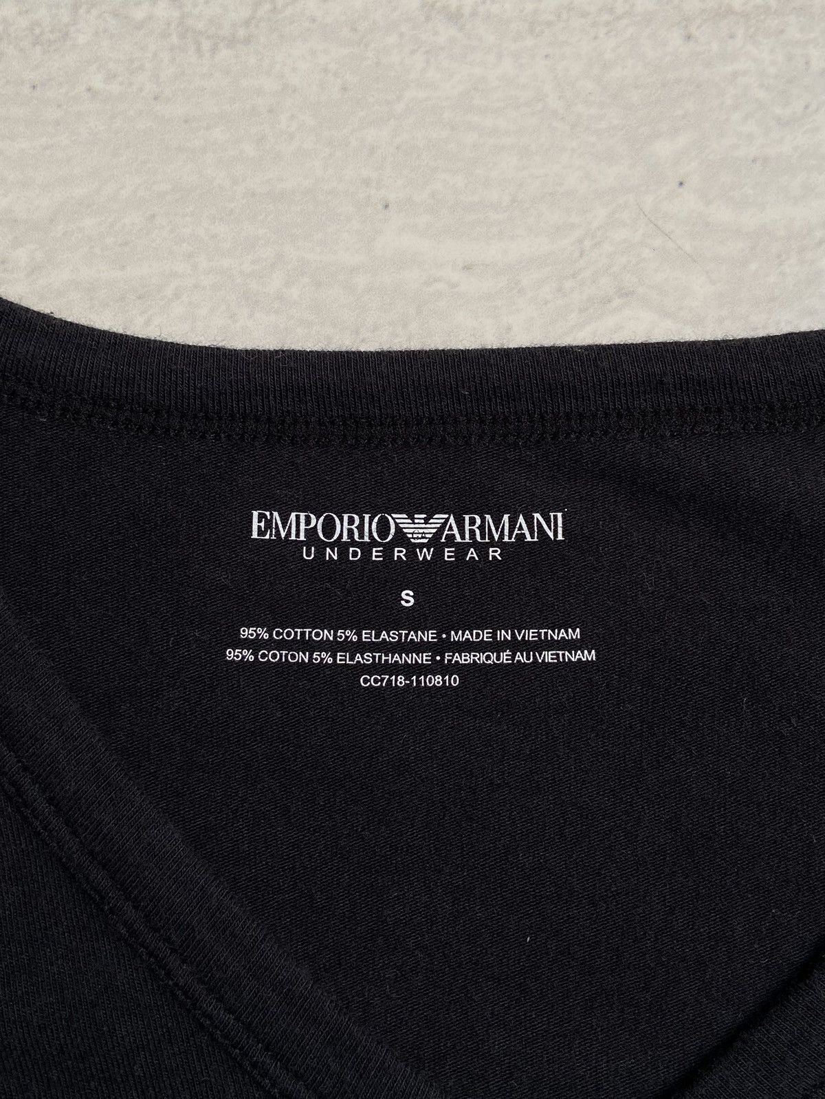 Emporio Armani EMPORIO ARMANI Black T-shirt Size US XS / EU 42 / 0 - 11 Thumbnail