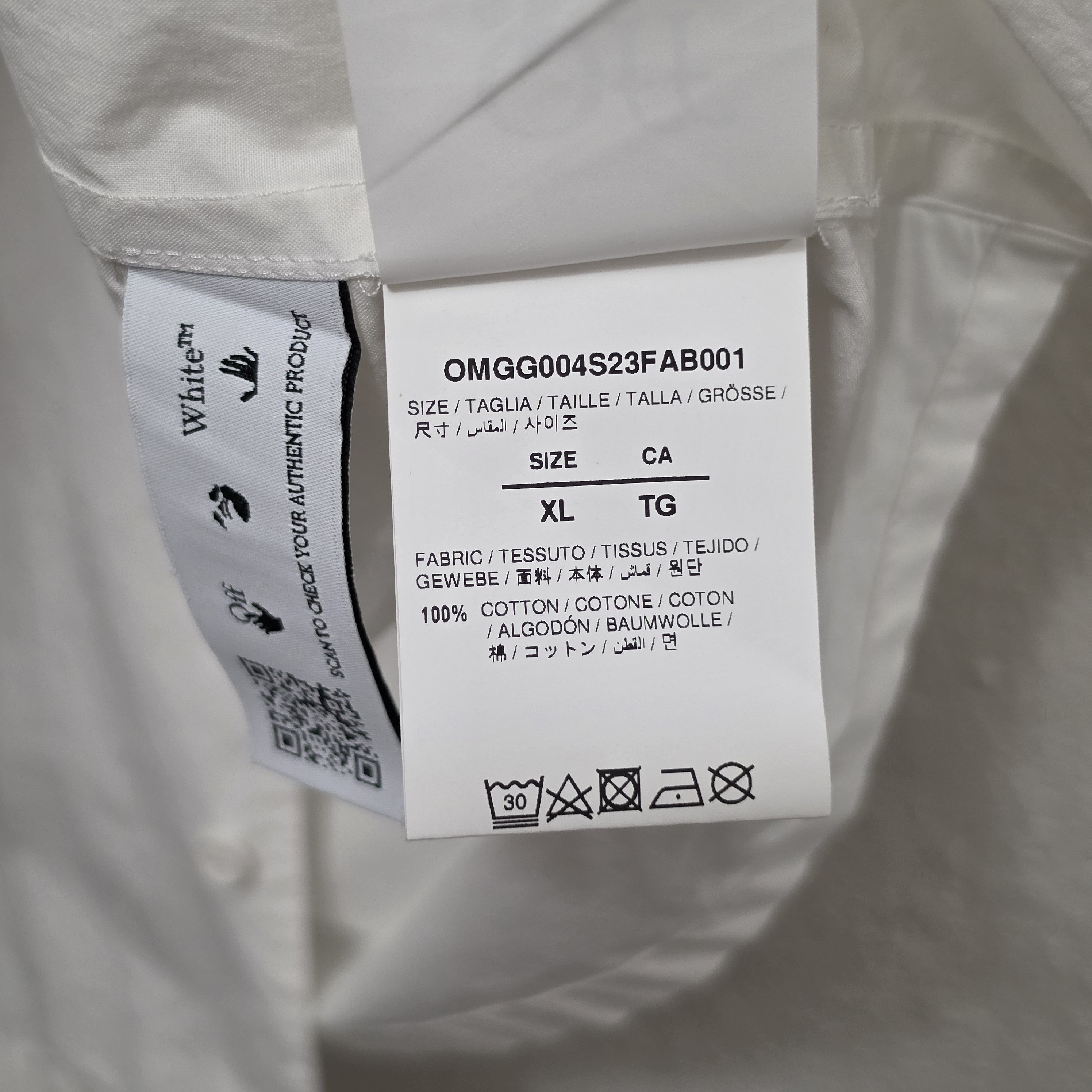 Off-White Exactly Opposite camp collar shirt Size US XL / EU 56 / 4 - 10 Thumbnail
