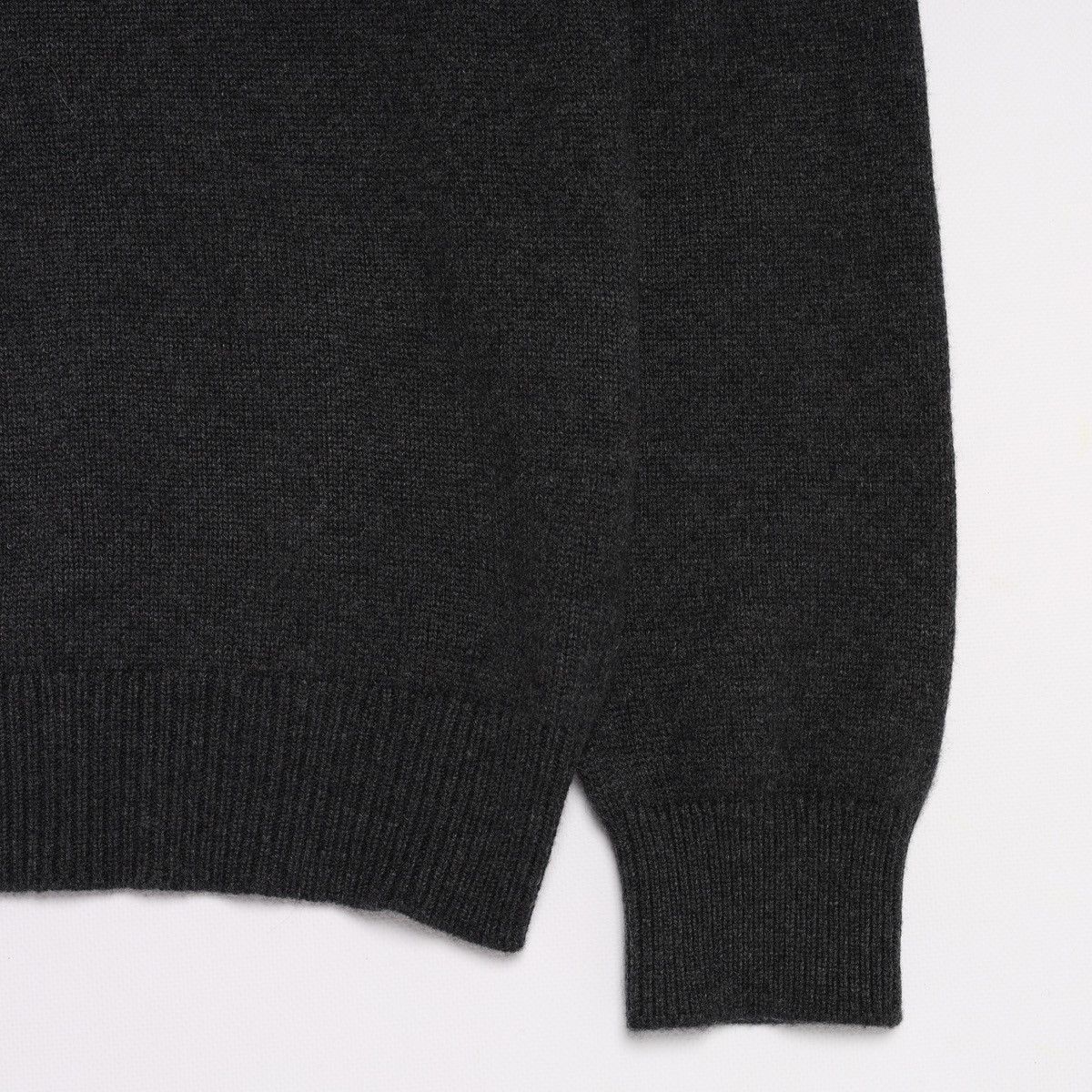 Dolce & Gabbana Dolce Gabbana King Cashmere Wool Sweater Knit Dark Gray Size US L / EU 52-54 / 3 - 3 Thumbnail