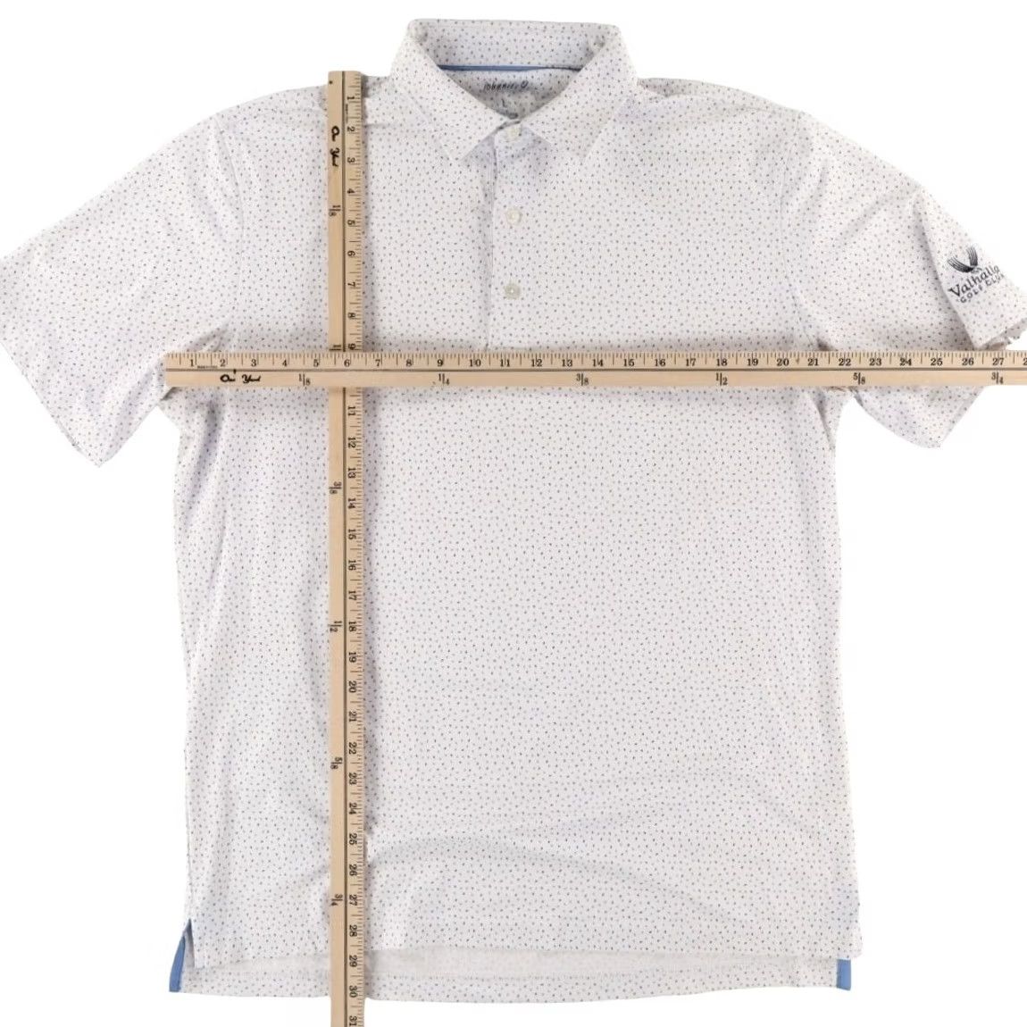 johnnie-O Johnnie-O Valhalla GC Stretch Polyester Polo Shirt White Men's L Size US L / EU 52-54 / 3 - 3 Thumbnail
