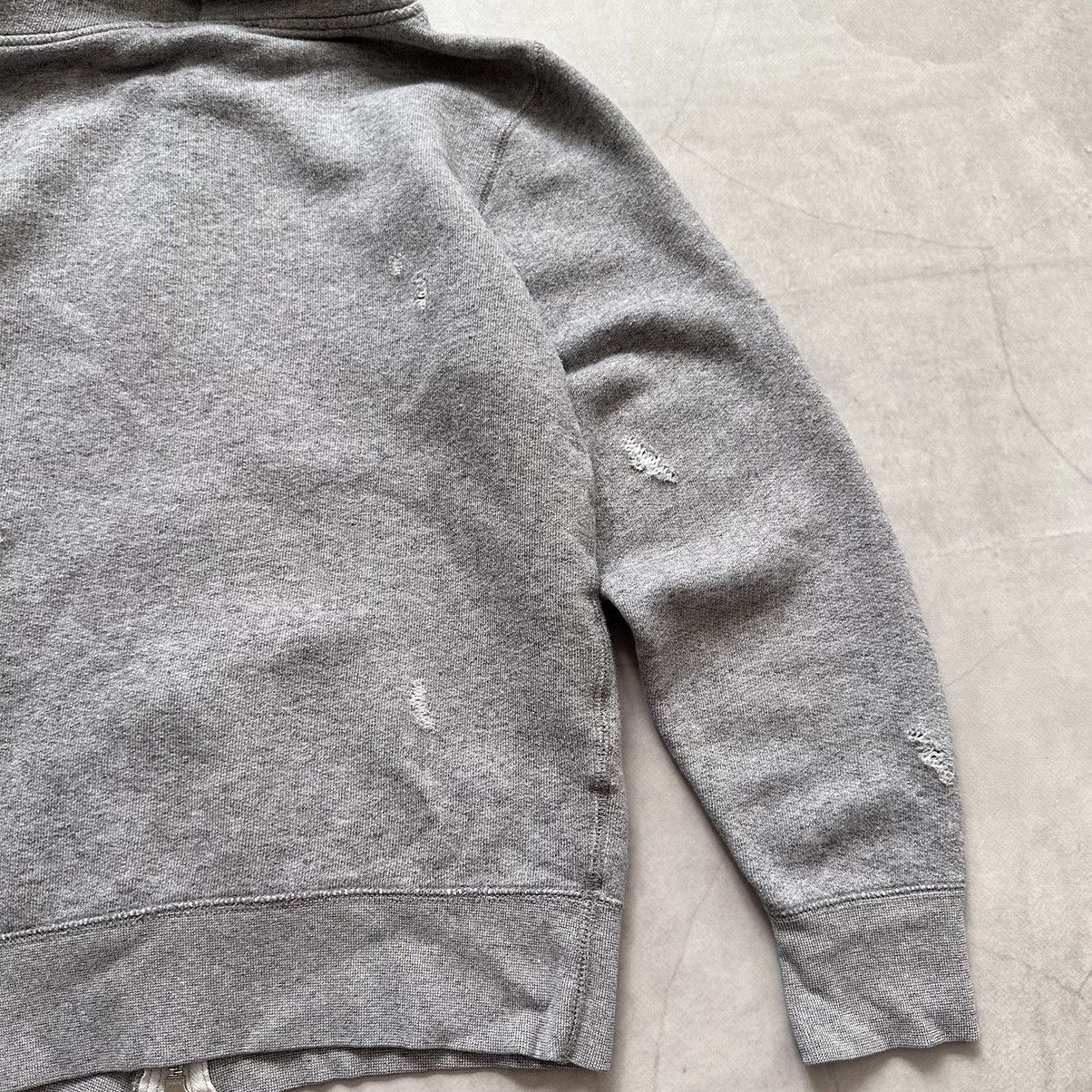 Buzz Rickson's Japan Grktinvestigation Issey Miyake Distressed Zip Hoodie Size US S / EU 44-46 / 1 - 14 Thumbnail