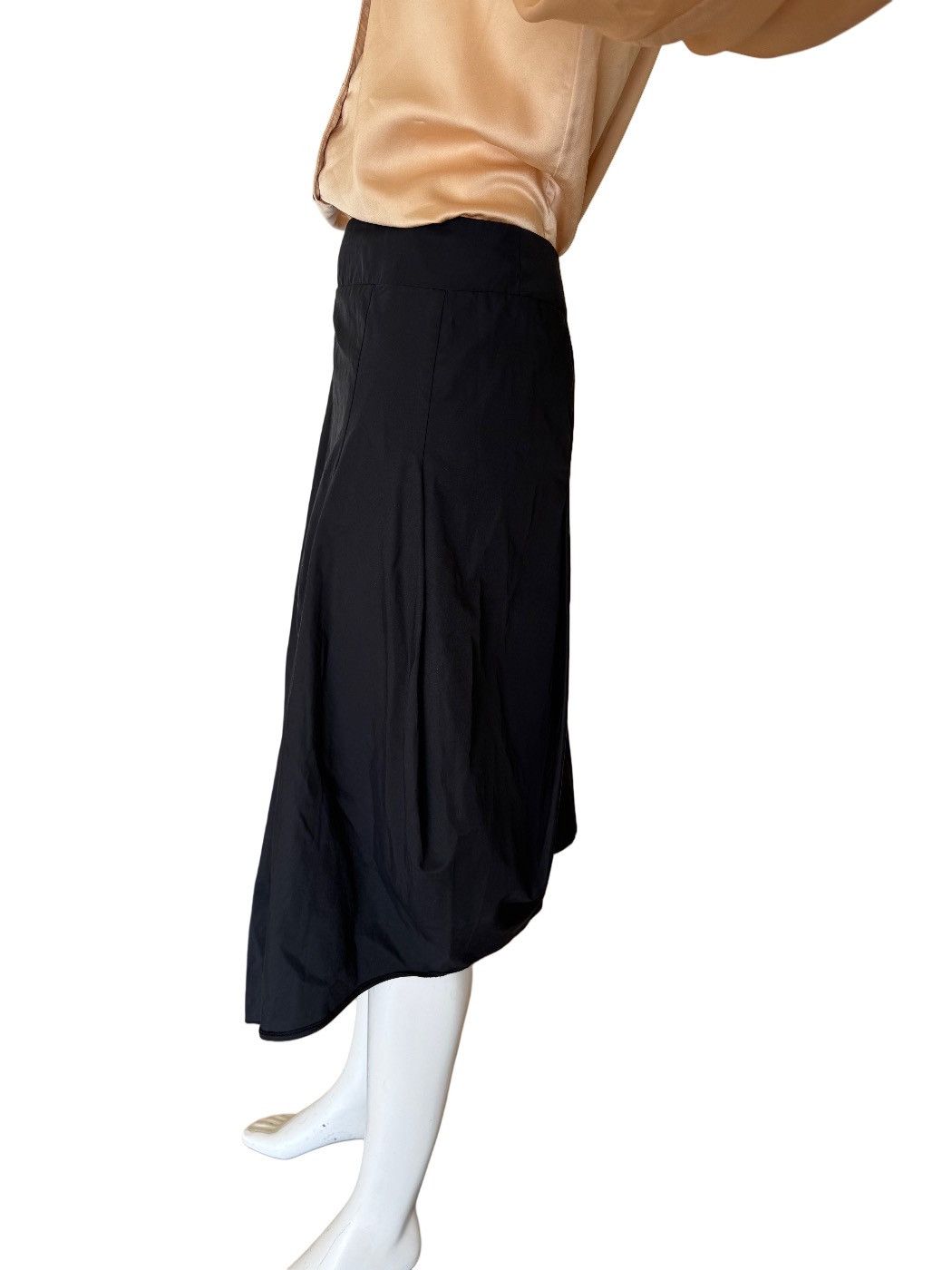 Vintage Ronen Chen women’s small designer black asymmetrical Size 28" / US 6 / IT 42 - 2 Thumbnail