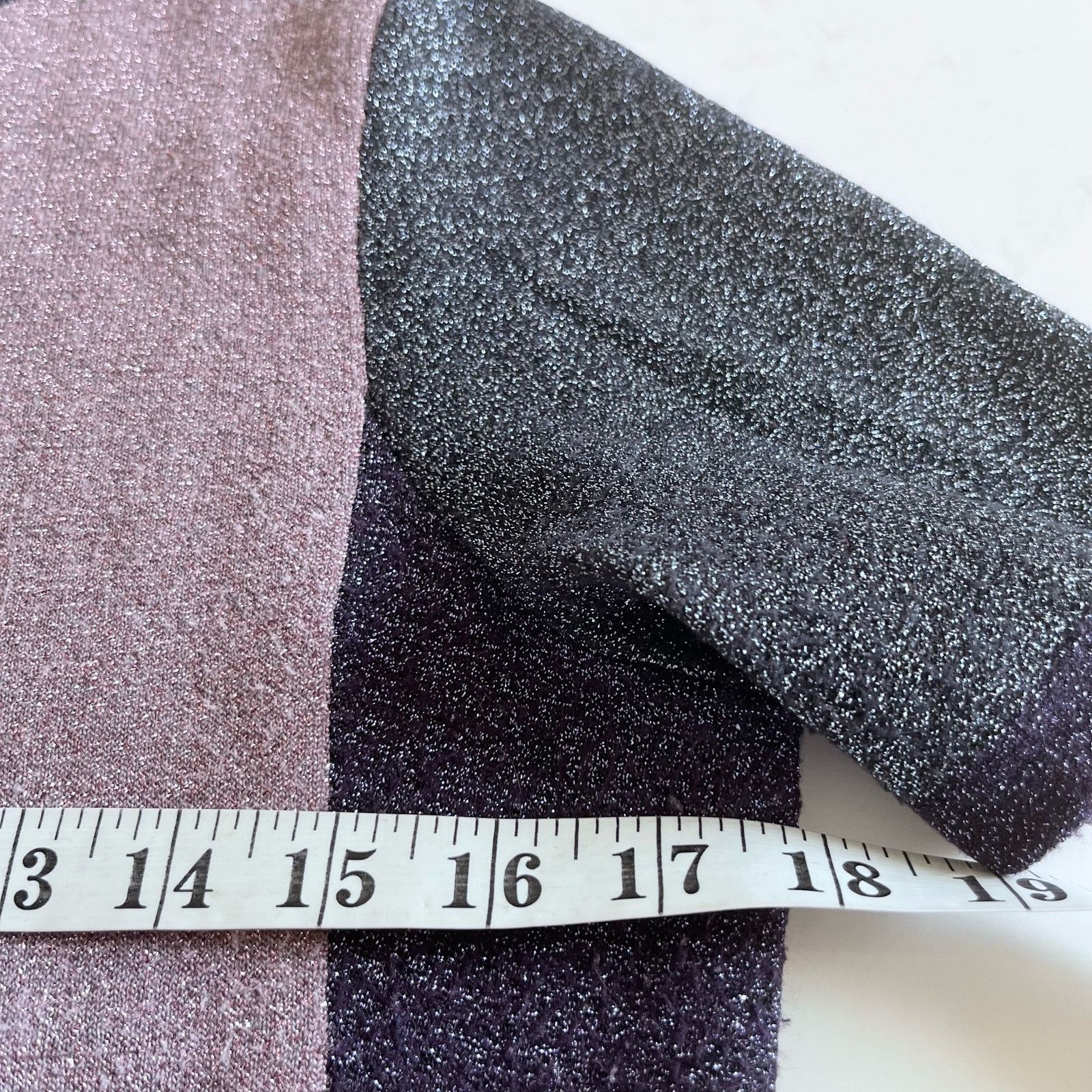 Hugo Boss HUGO BOSS Colorblock Top Sweater Pink Purple Black Metallic Size L / US 10 / IT 46 - 9 Thumbnail