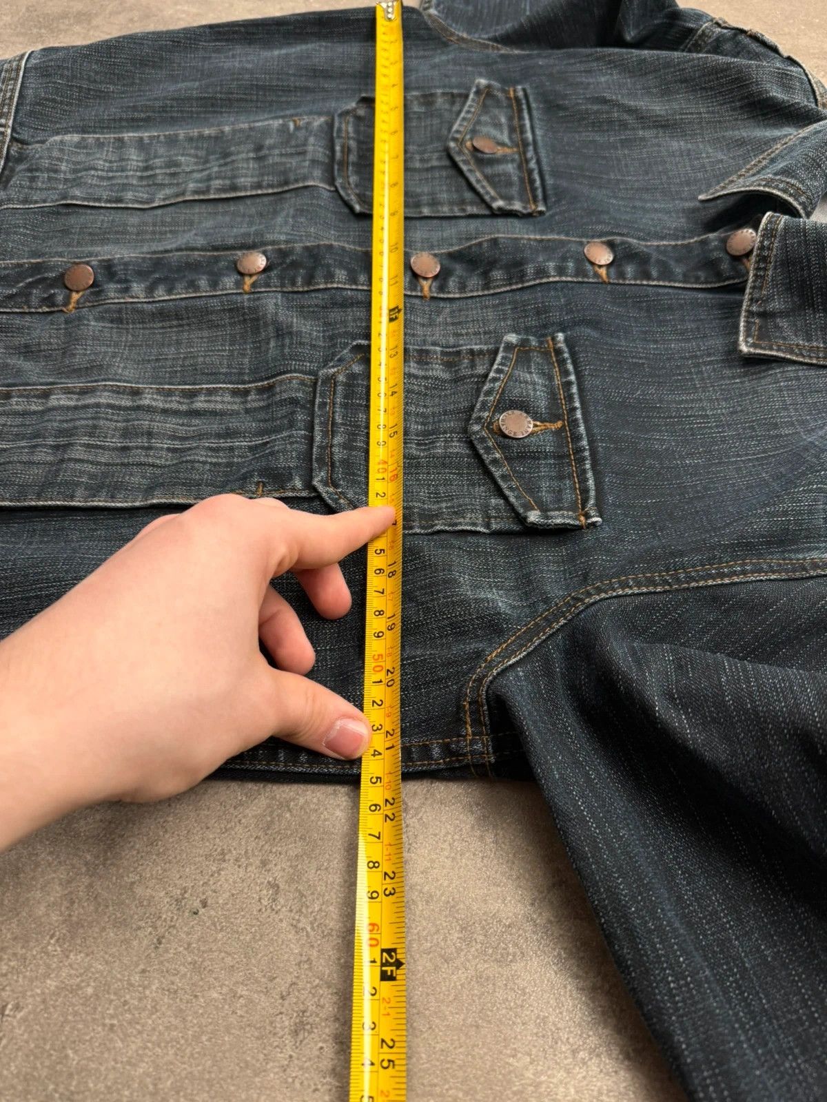 Armani Exchange Armani Exchange denim jacket archive faded Hedi Slimane type Size US L / EU 52-54 / 3 - 10 Thumbnail