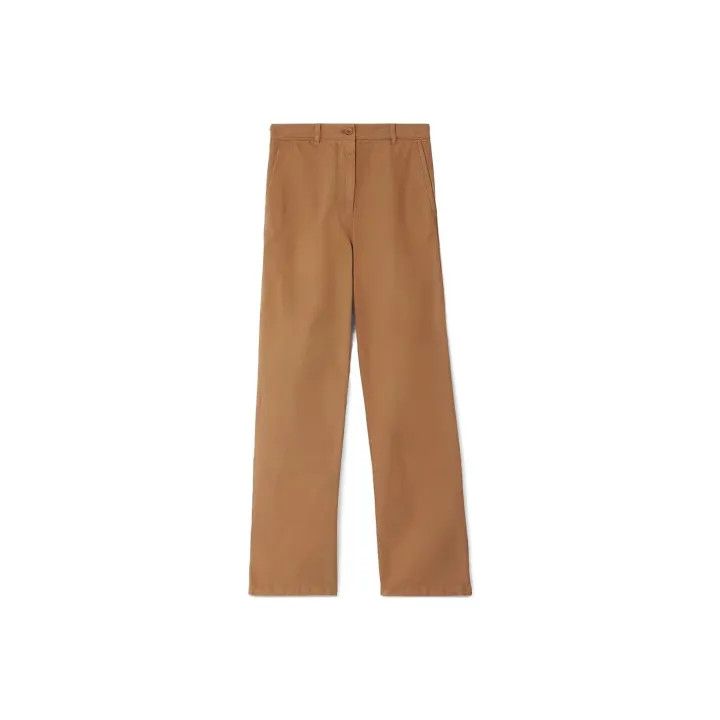 Burberry Burberry Camel Color High-Waist Denim Pants 0079 Size 26" / US 2 / IT 38 - 1 Thumbnail