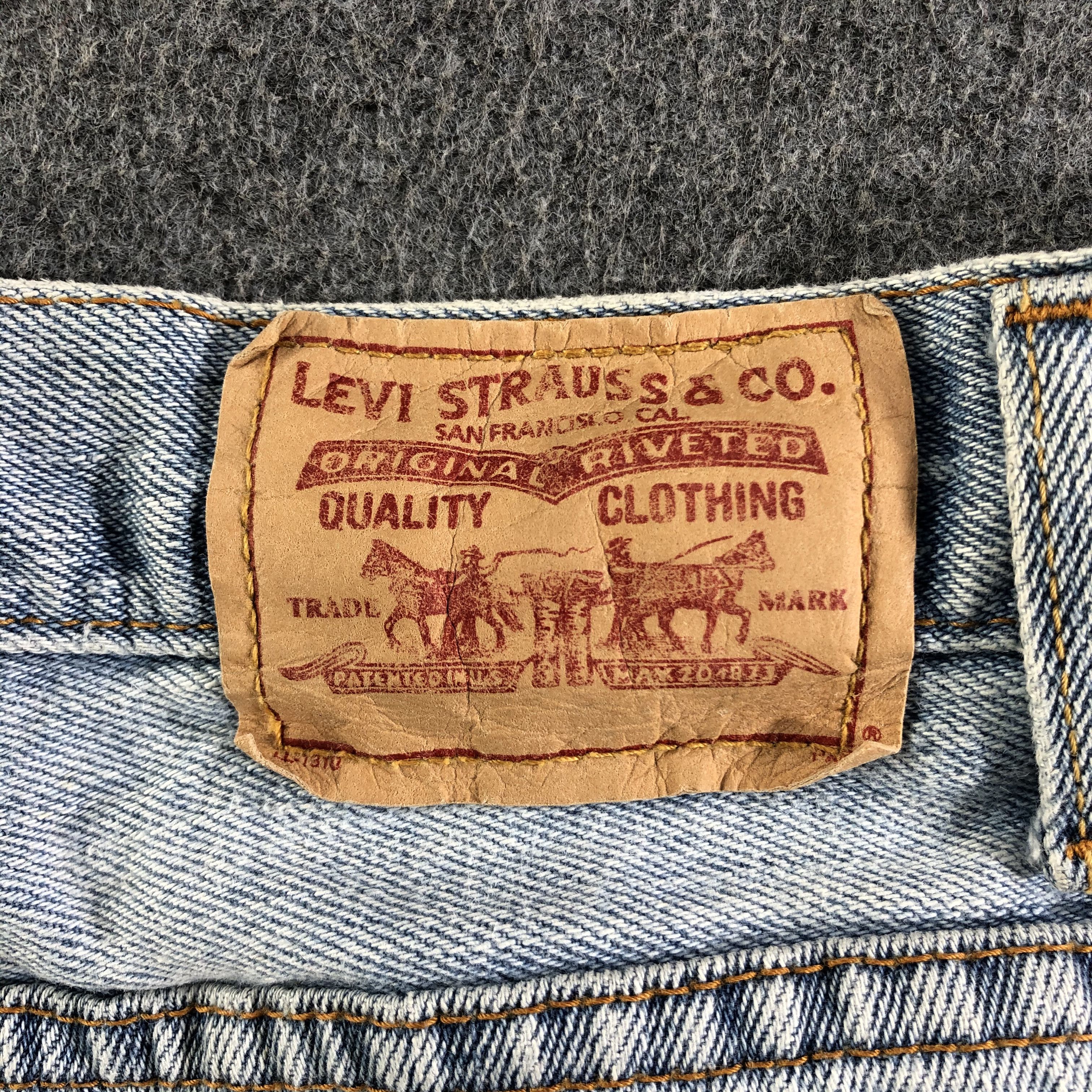 Levi's Vintage Blue Wash Levis 550 Jeans-J3006 Size US 32 / EU 48 - 5 Thumbnail