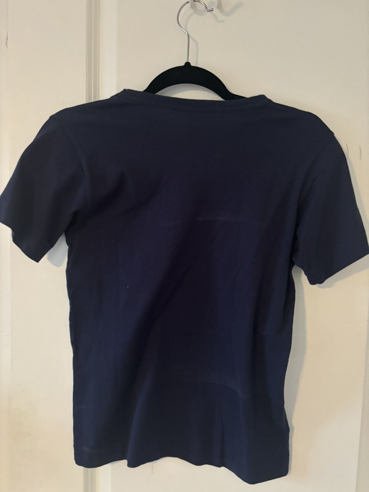 Comme des Garcons PLAY Gold heart patch cdg play navy tee Size US M / EU 48-50 / 2 - 2 Thumbnail