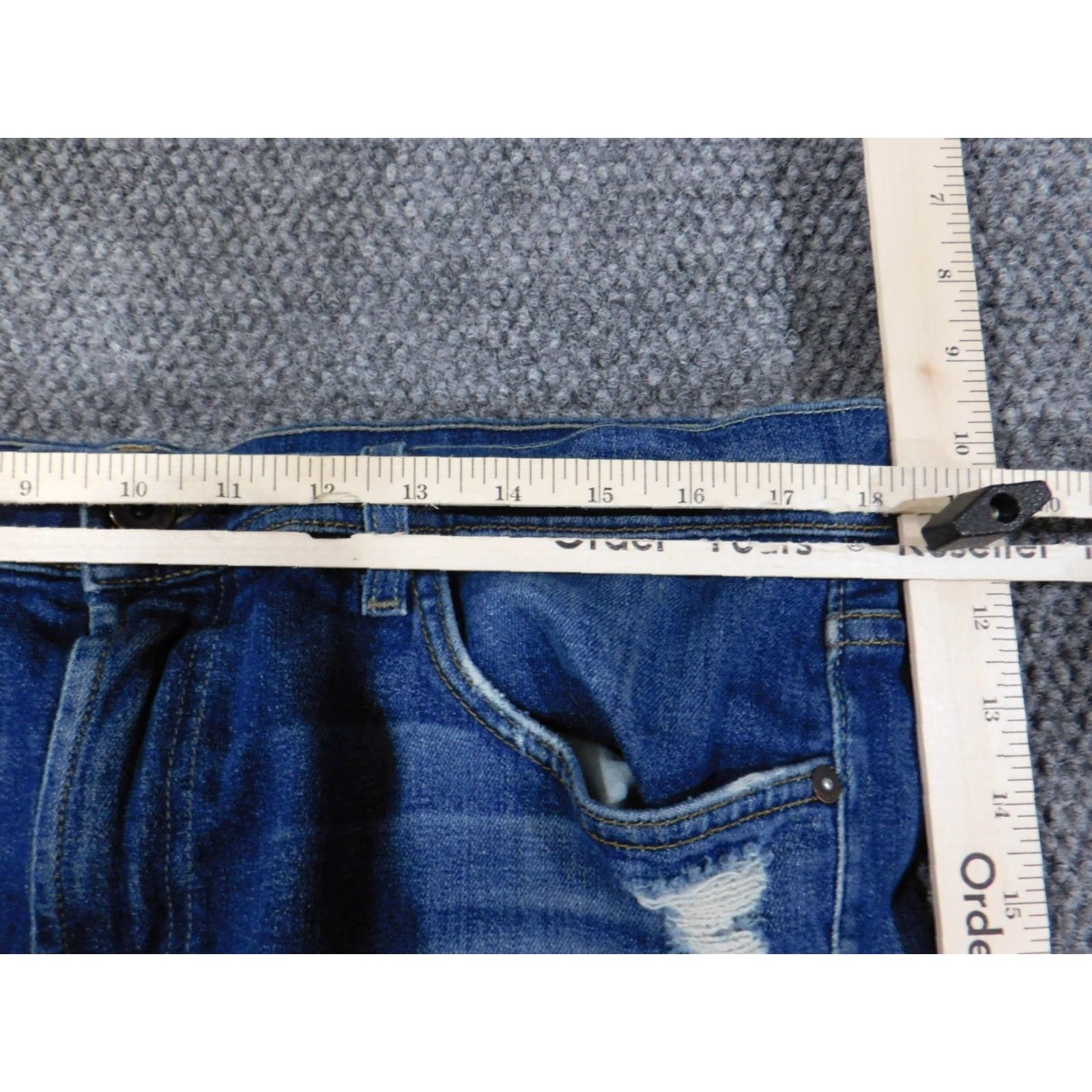 7 For All Mankind 7 For All Mankind Jeans Men 36x32 Paxtyn Distressed Straight Dark Wash Denim Vintage No 7 For All Mankind Carsen Regular Inseam 32"} Size US 36 / EU 52 - 4 Thumbnail