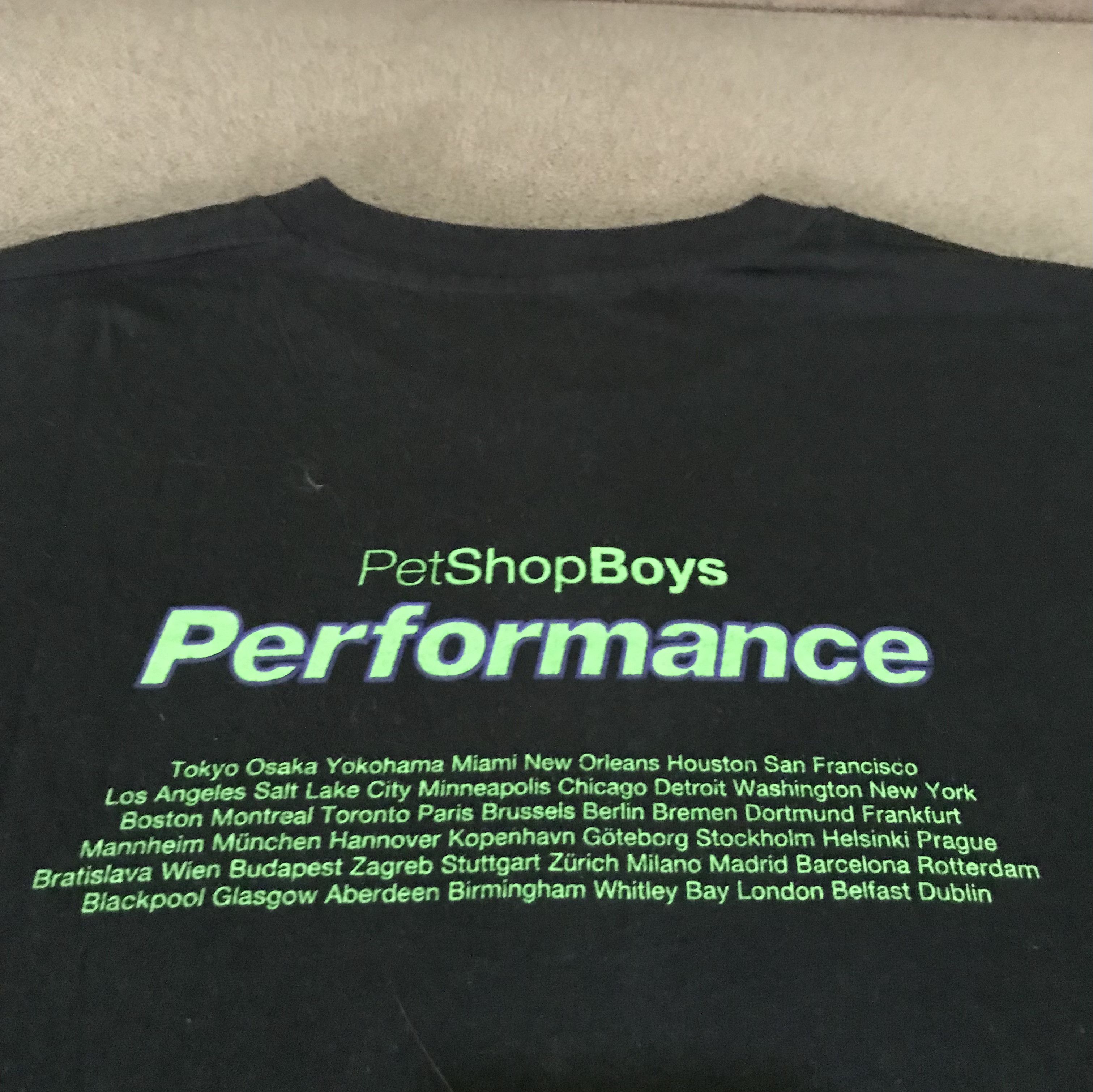 Vintage Vintage Pet Shop Boys Performance Tour 1991 Shirt PSB Size US XL / EU 56 / 4 - 9 Thumbnail