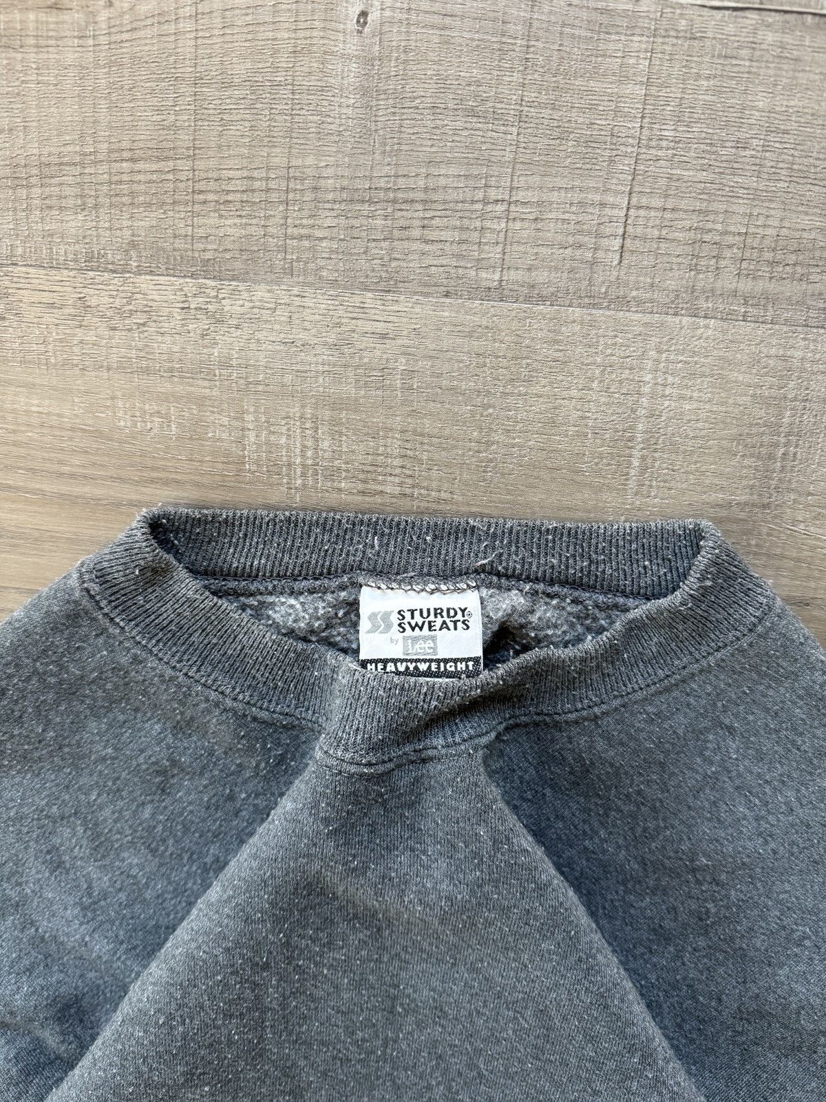 Lee Grey Vintage Lee Heavyweight Crewneck Size US XL / EU 56 / 4 - 3 Thumbnail