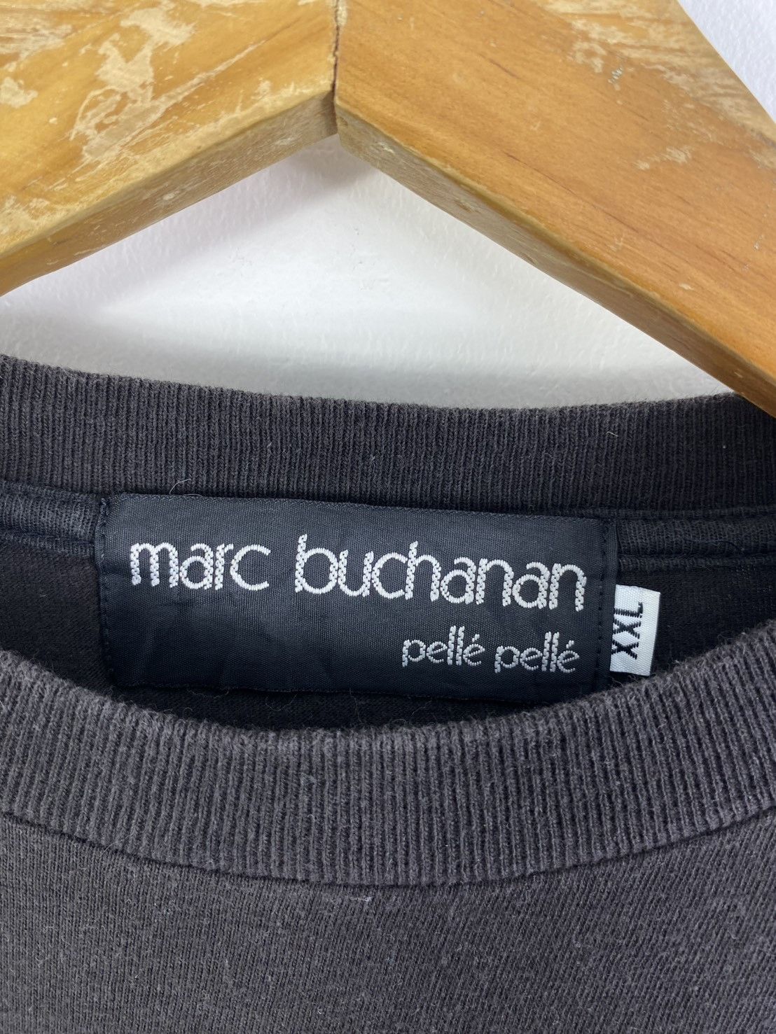 Coogi × Pelle Pelle × Vintage Vintage Pelle Pelle Marc Buchanan Single Stitch Tee Size US XXL / EU 58 / 5 - 3 Thumbnail