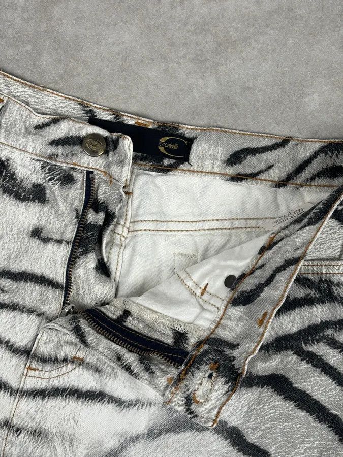 Just Cavalli SS2002 Cavalli White & Black Savage Zebra Skirt Size 29" - 9 Thumbnail