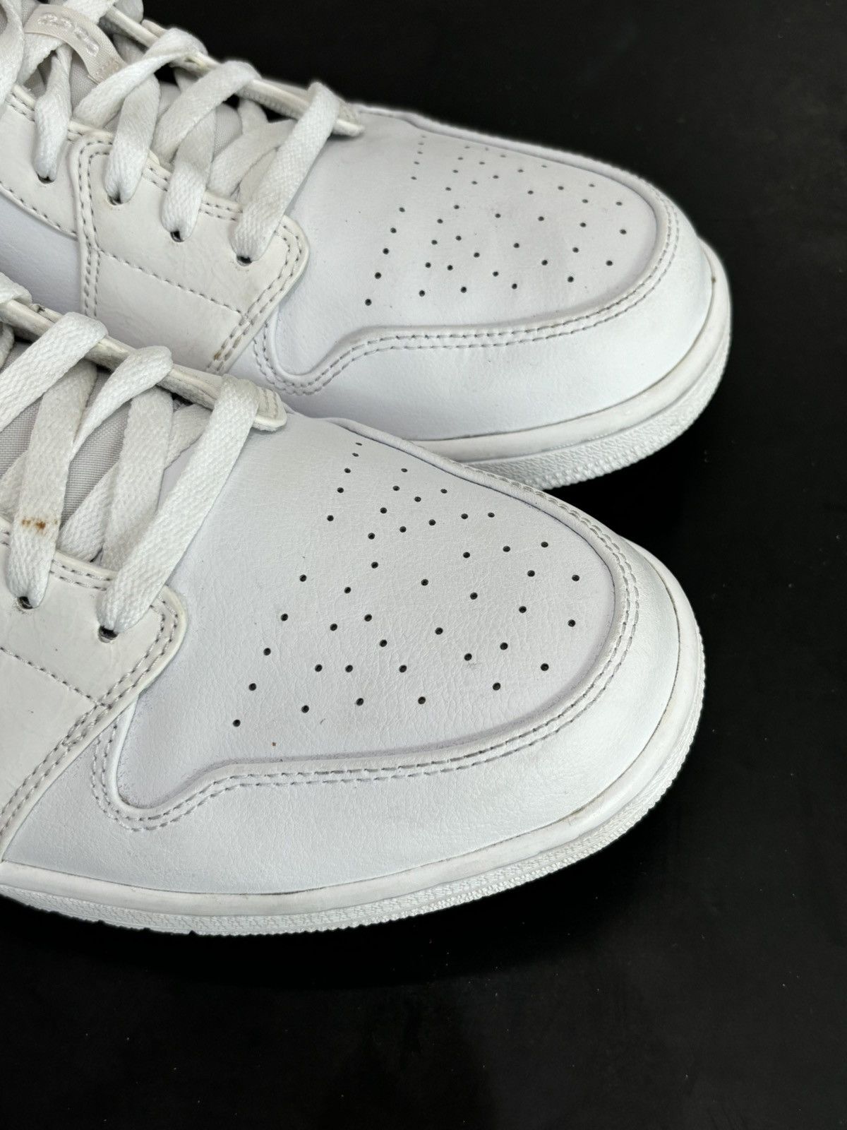 Jordan Brand Jordan 1 Low White Obsidian Sz. 14 Size US 14 / EU 47 - 6 Thumbnail