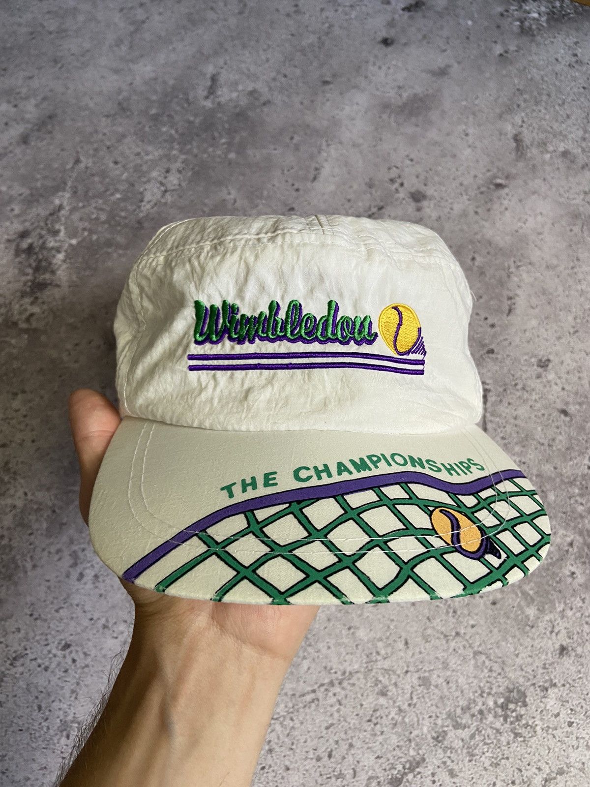 Vintage Vintage Embroidered Wimbledon 'The Championships' Cap Size ONE SIZE - 2 Thumbnail