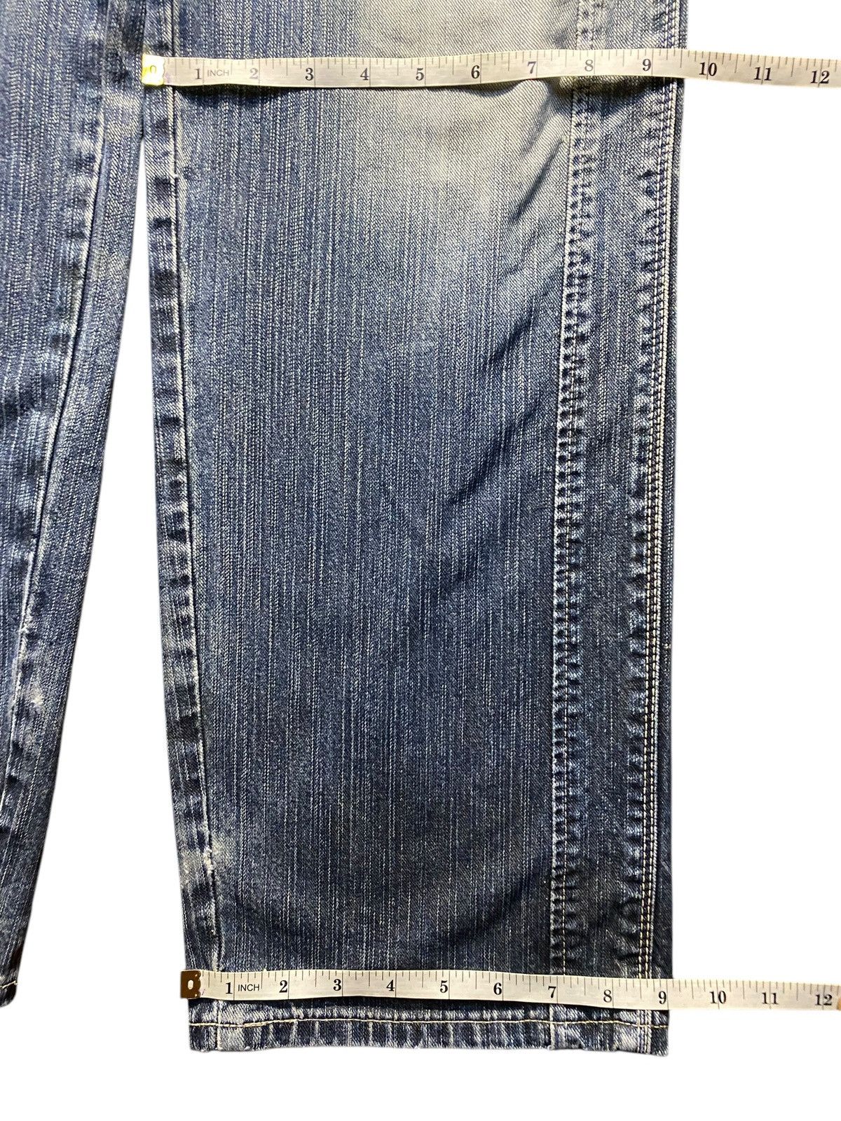 Edwin Vintage Edwin XV Embroidery Logo Distressed Jeans Size US 32 / EU 48 - 15 Thumbnail