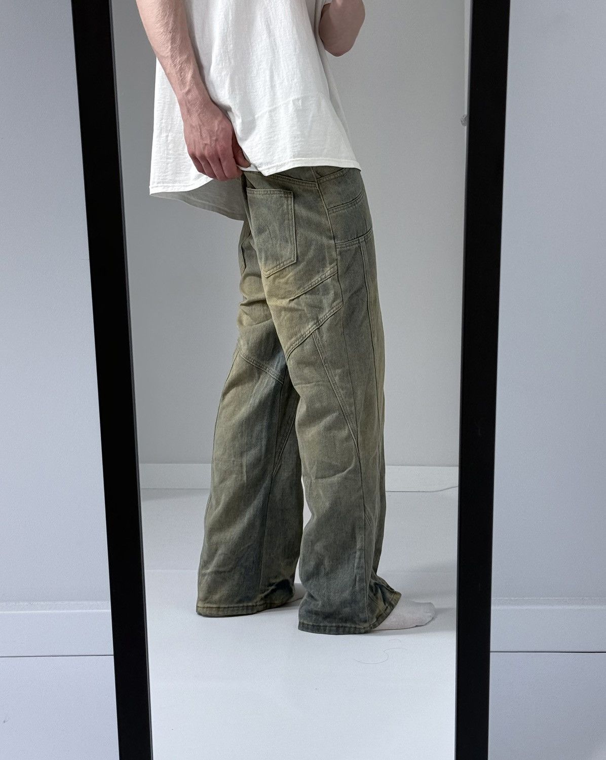 Other Vintage y2k streetwear wide track avantgarde opium jeans Size US 32 / EU 48 - 4 Thumbnail