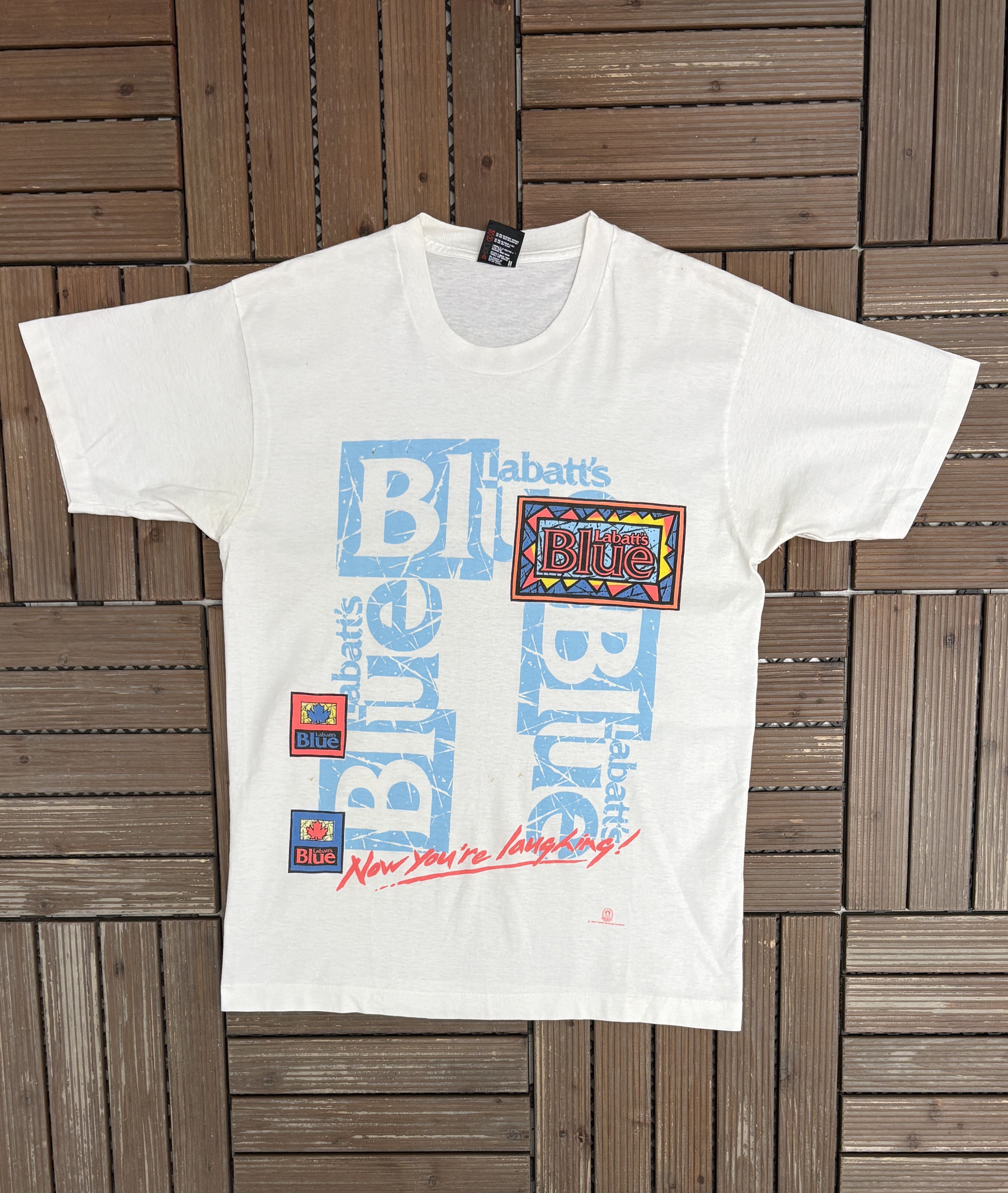 Vintage Labatt's Blue Now You're Laughing Vintage Tee Size US L / EU 52-54 / 3 - 1 Thumbnail