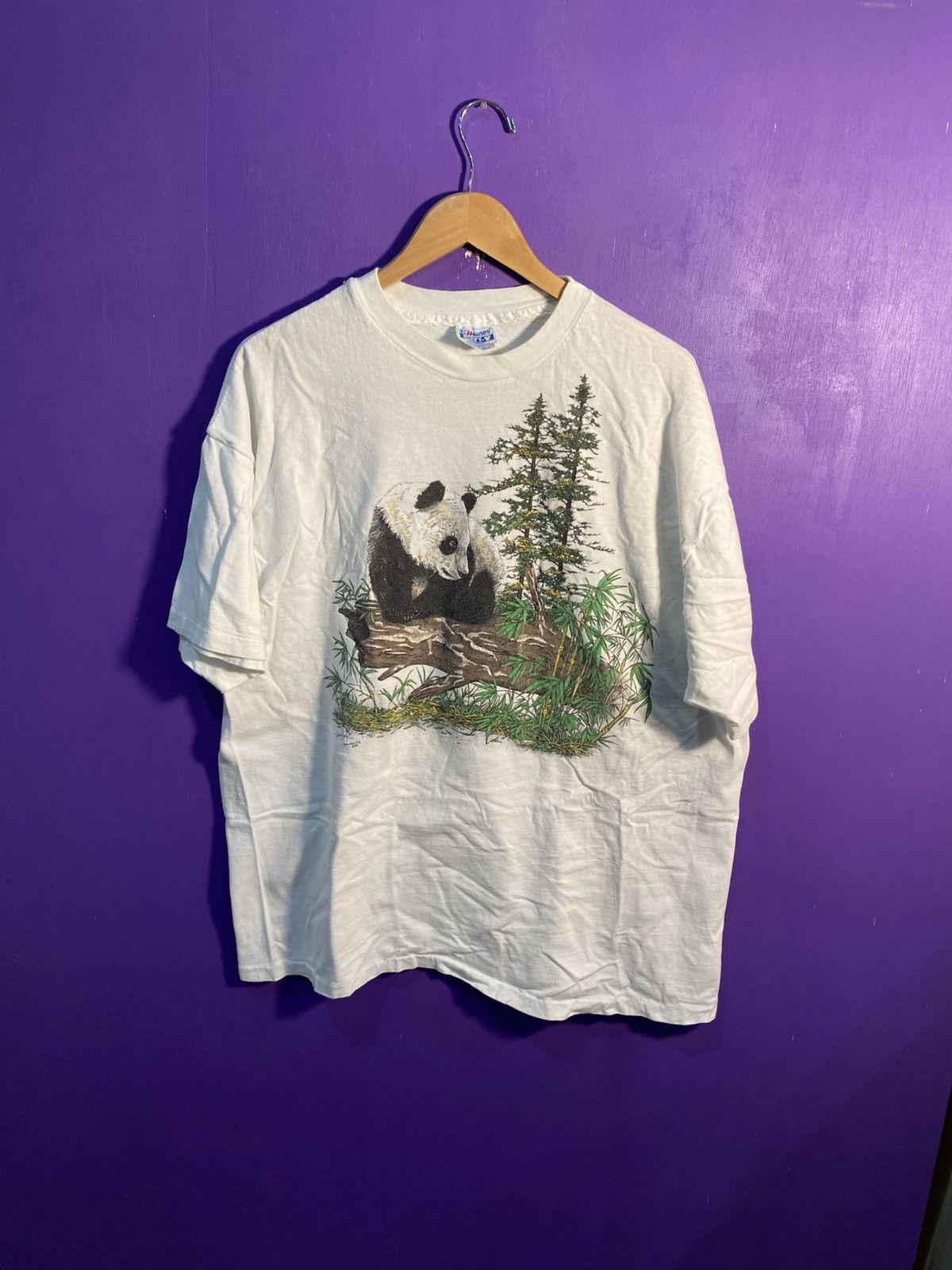 Other Vintage 1988 Panda nature animal tee Size US XL / EU 56 / 4 - 1 Thumbnail