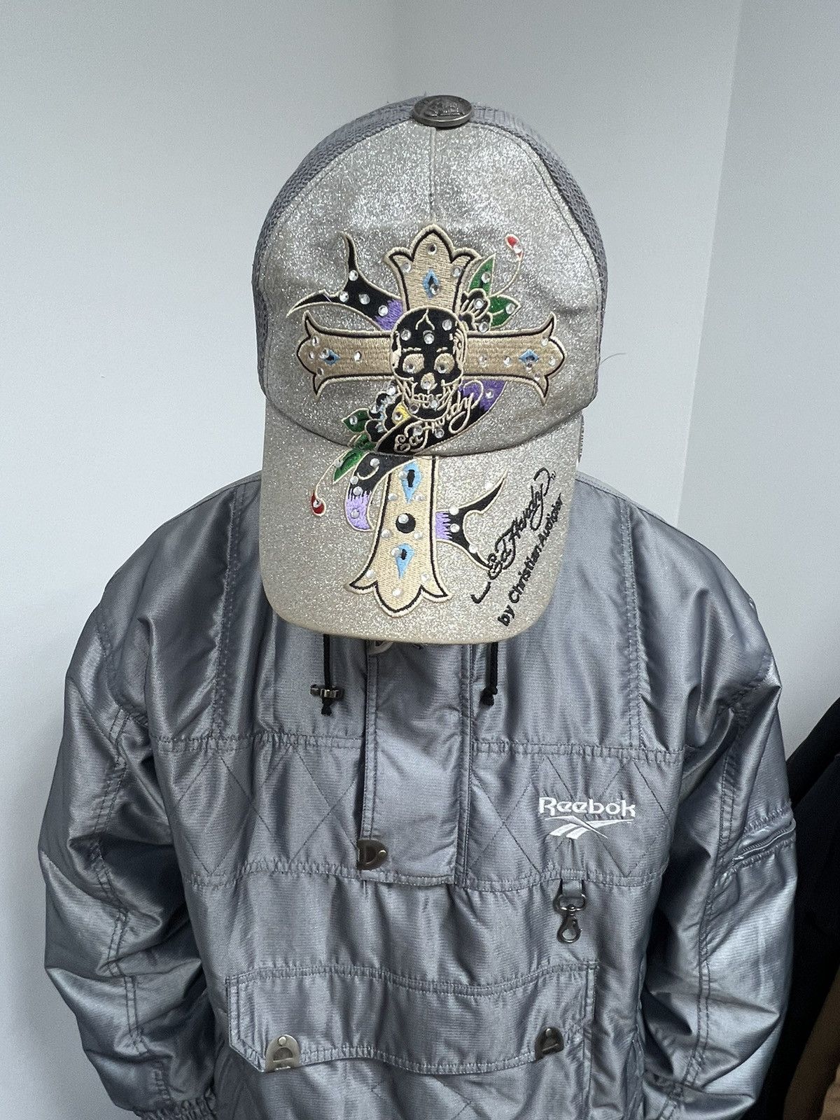 Christian Audigier × Ed Hardy × Vintage Y2K Ed Hardy by Christian Audigier vintage cap Size ONE SIZE - 1 Thumbnail