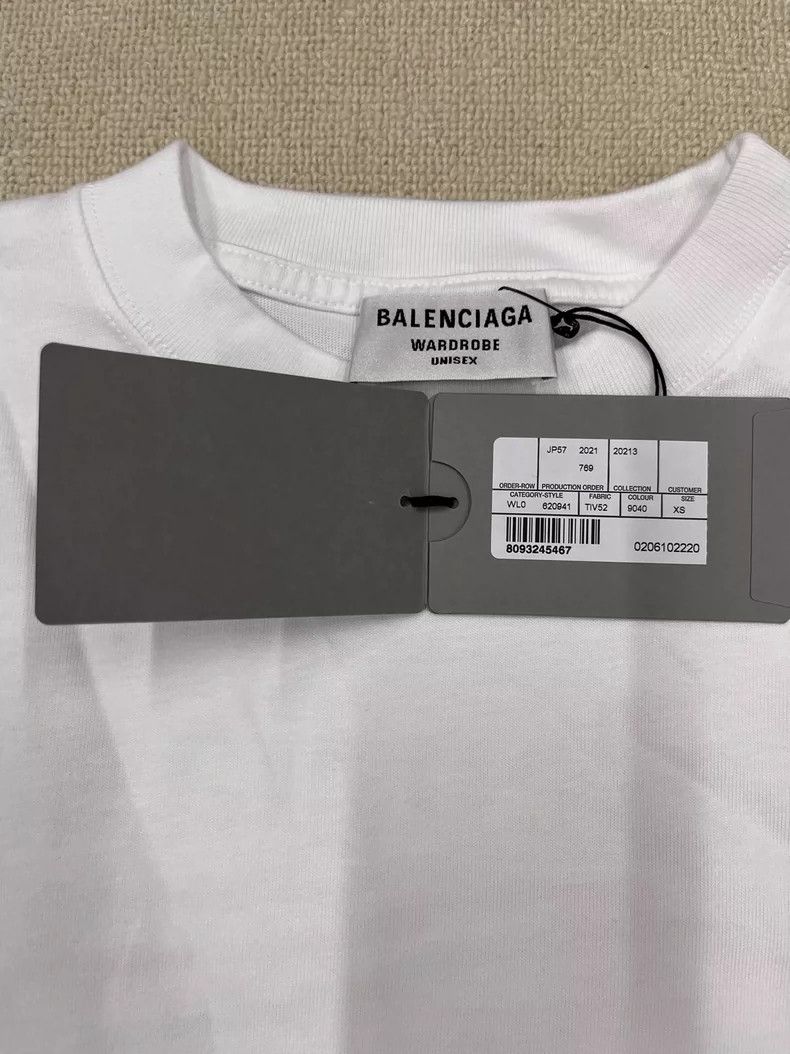 Balenciaga Balenciaga Cola Print Large Short Sleeve T-Shirt 2504-Nexta Size US XS / EU 42 / 0 - 6 Thumbnail