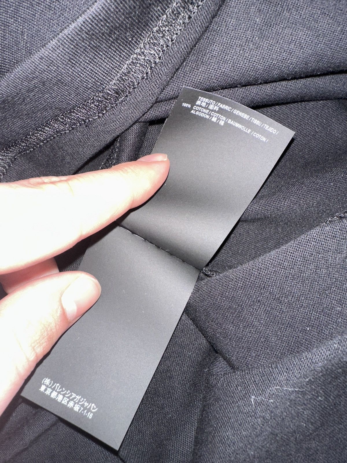 Balenciaga Balenciaga Logo Crew Neck Archetype Black Tee 2018 Size US L / EU 52-54 / 3 - 5 Thumbnail