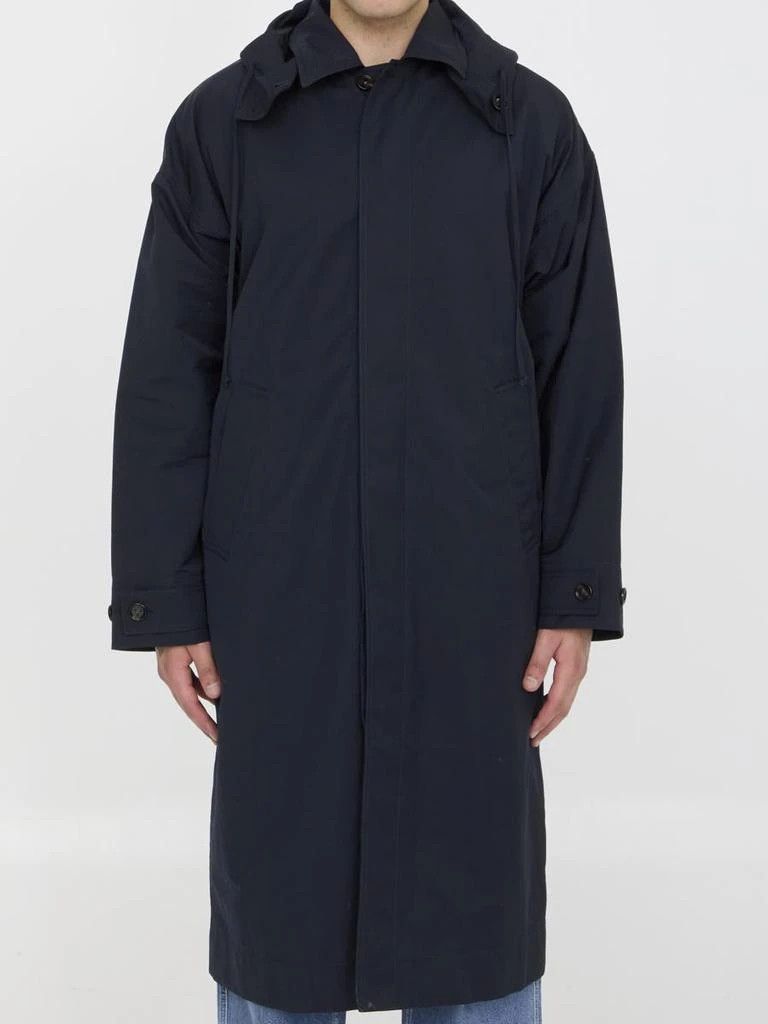 Bottega Veneta o1s1rm0326 Bi-Colour Tech Coat in Navy Size US M / EU 48-50 / 2 - 1 Thumbnail