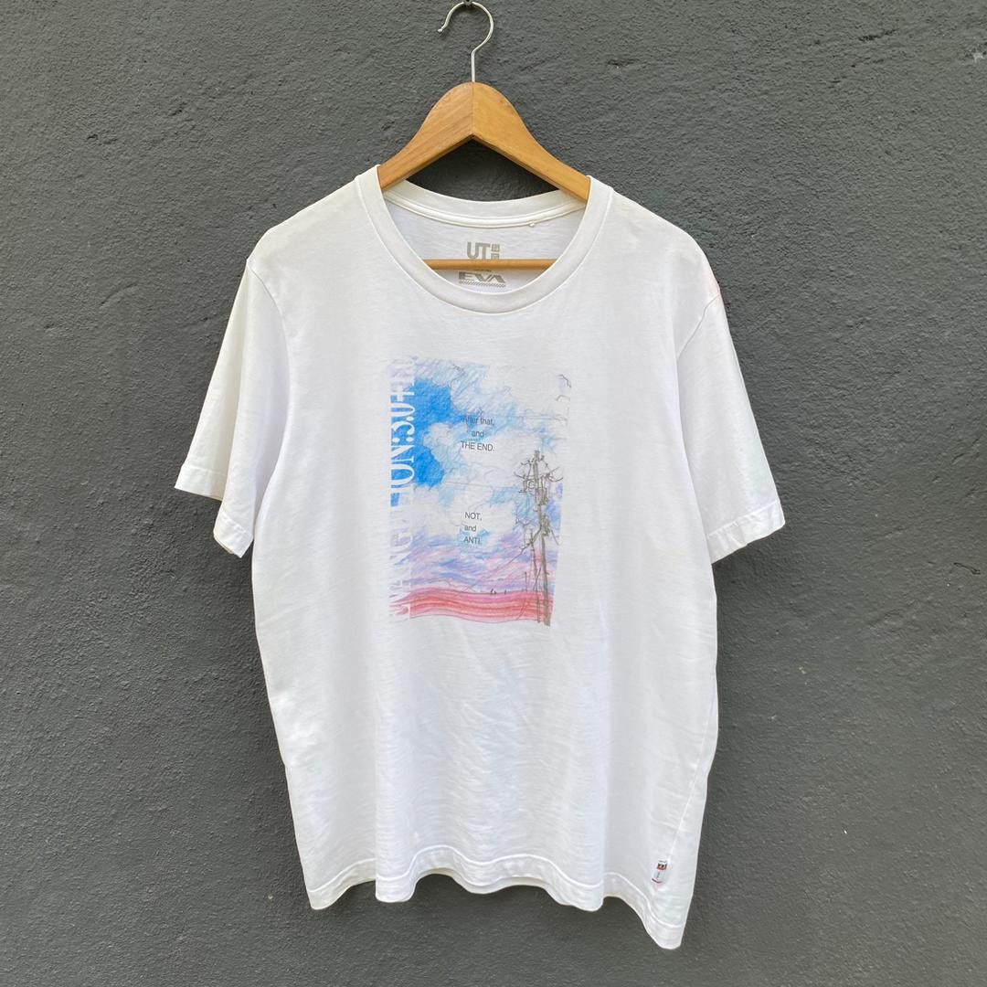 Anime Evangelion X Uniqlo Japanese Brand Tee Size US L / EU 52-54 / 3 - 1 Thumbnail