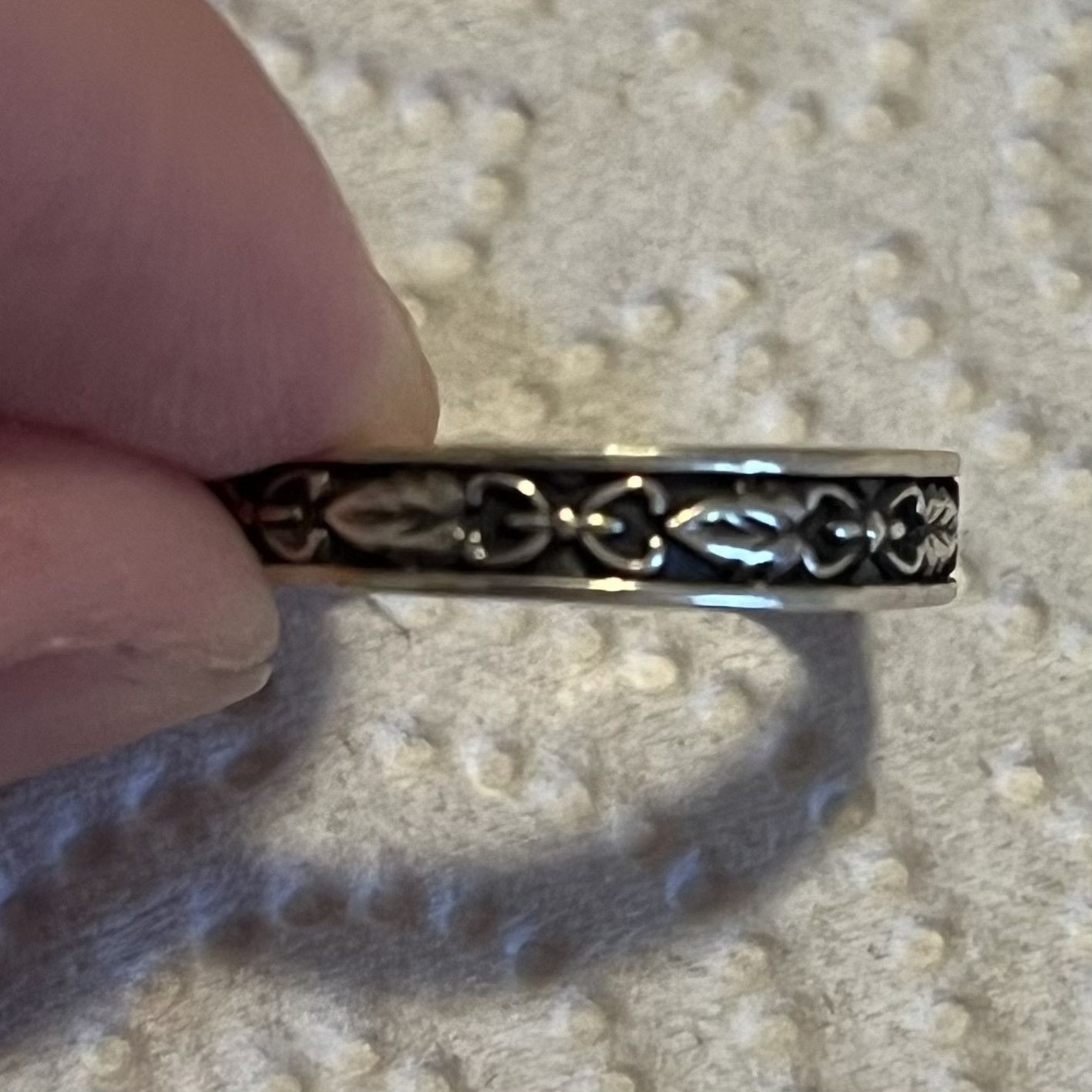 Japanese Brand Agete Ivy Motif Ring / Sterling Silver / Sz 7 7/8 Size ONE SIZE - 8 Thumbnail