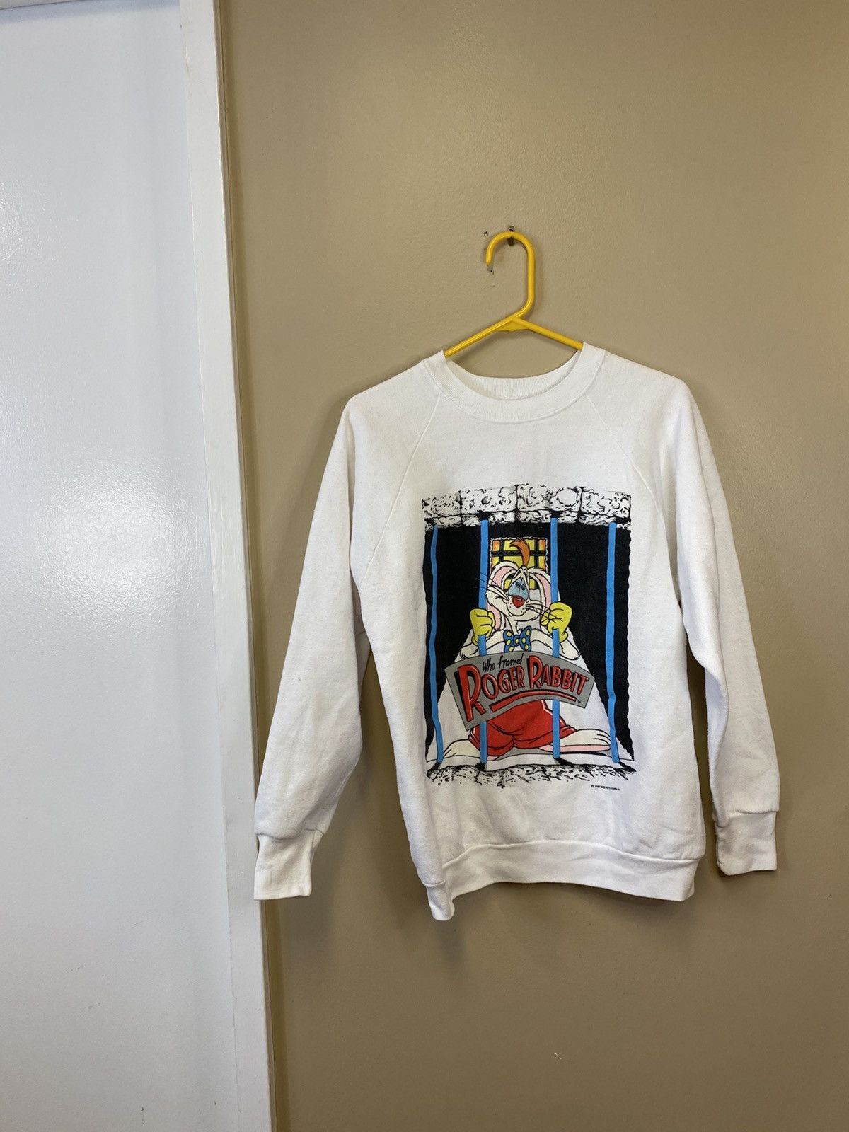 Vintage 1987 Who Framed Roger Ranbit Sweatshirt Size US M / EU 48-50 / 2 - 1 Thumbnail