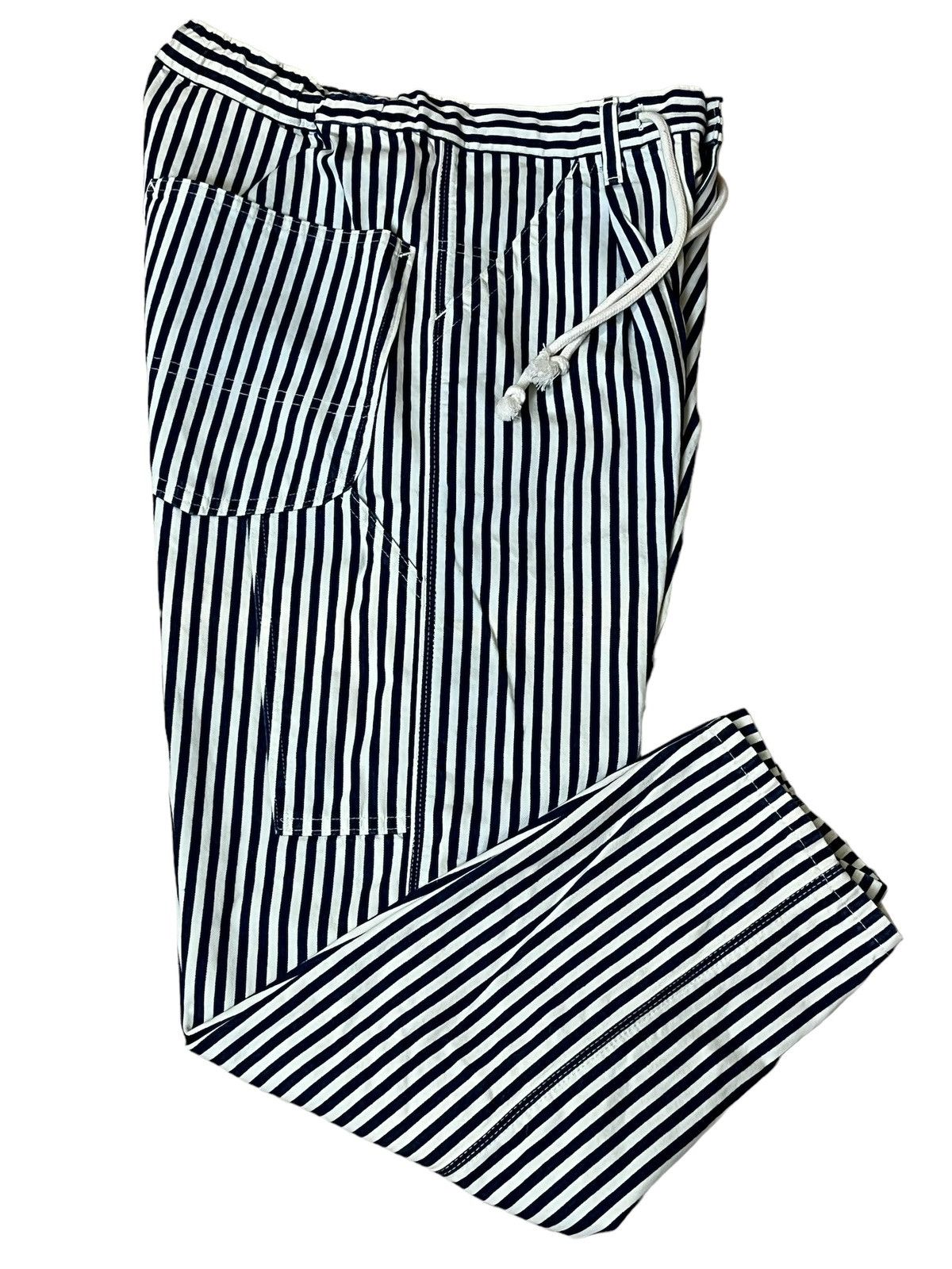 Lee VINTAGE LEE WORKWEAR CARPENTER HICKORY DRAWSTRING WAIST PANT Size US 32 / EU 48 - 3 Thumbnail