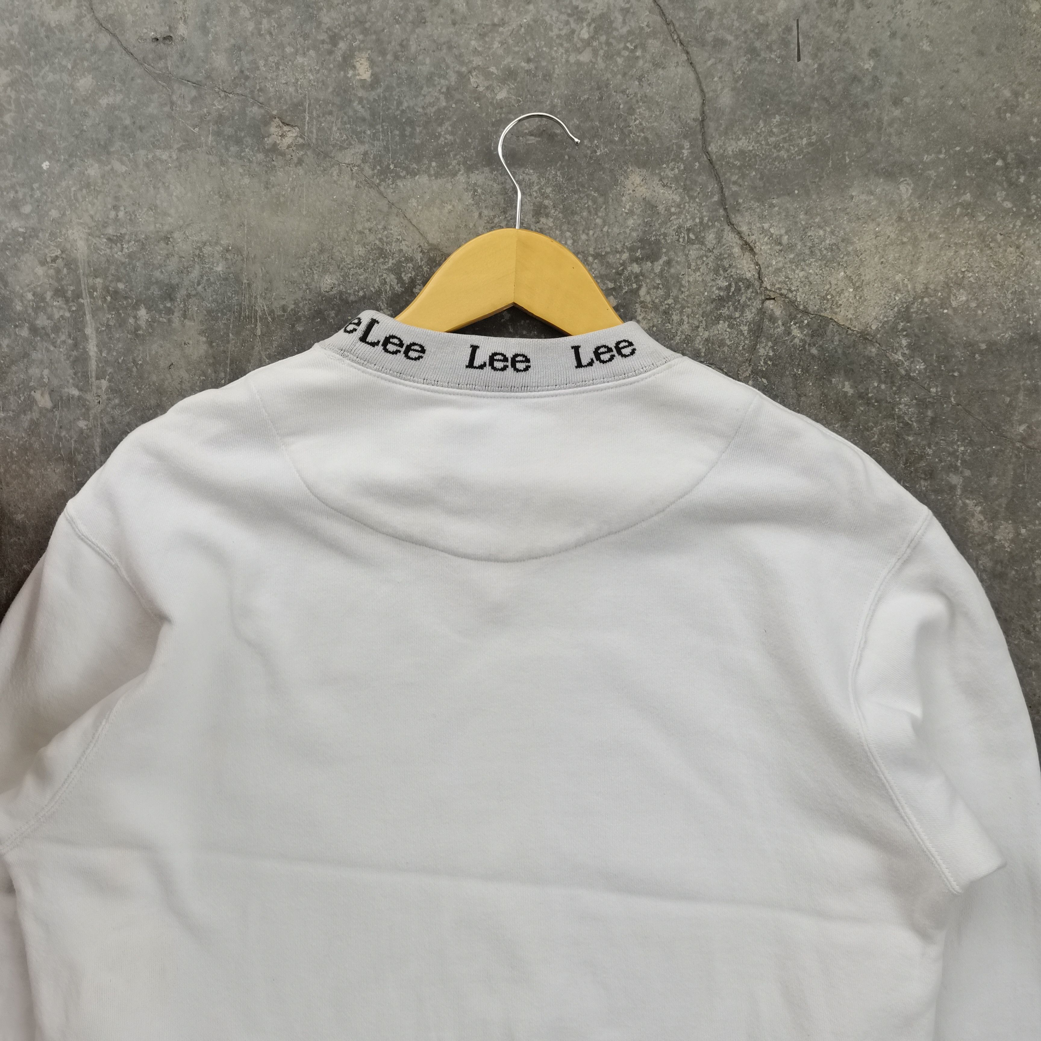 Lee × Vintage Vintage 90s LEE Sportwear Union Made White Sweatshirt Size US L / EU 52-54 / 3 - 8 Thumbnail
