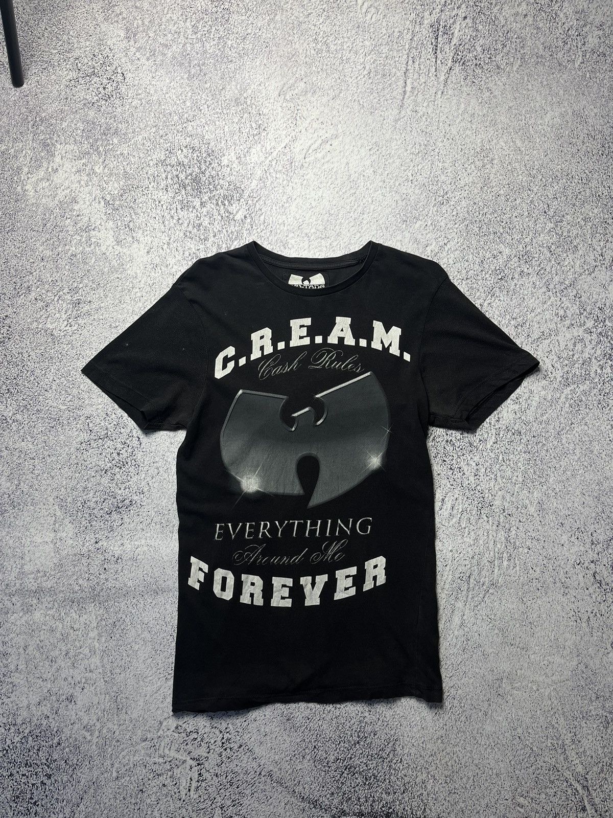 image of Band Tees x Vintage Cream Wu Tang Forever Tour Merch in Black, Men's (Size XS)