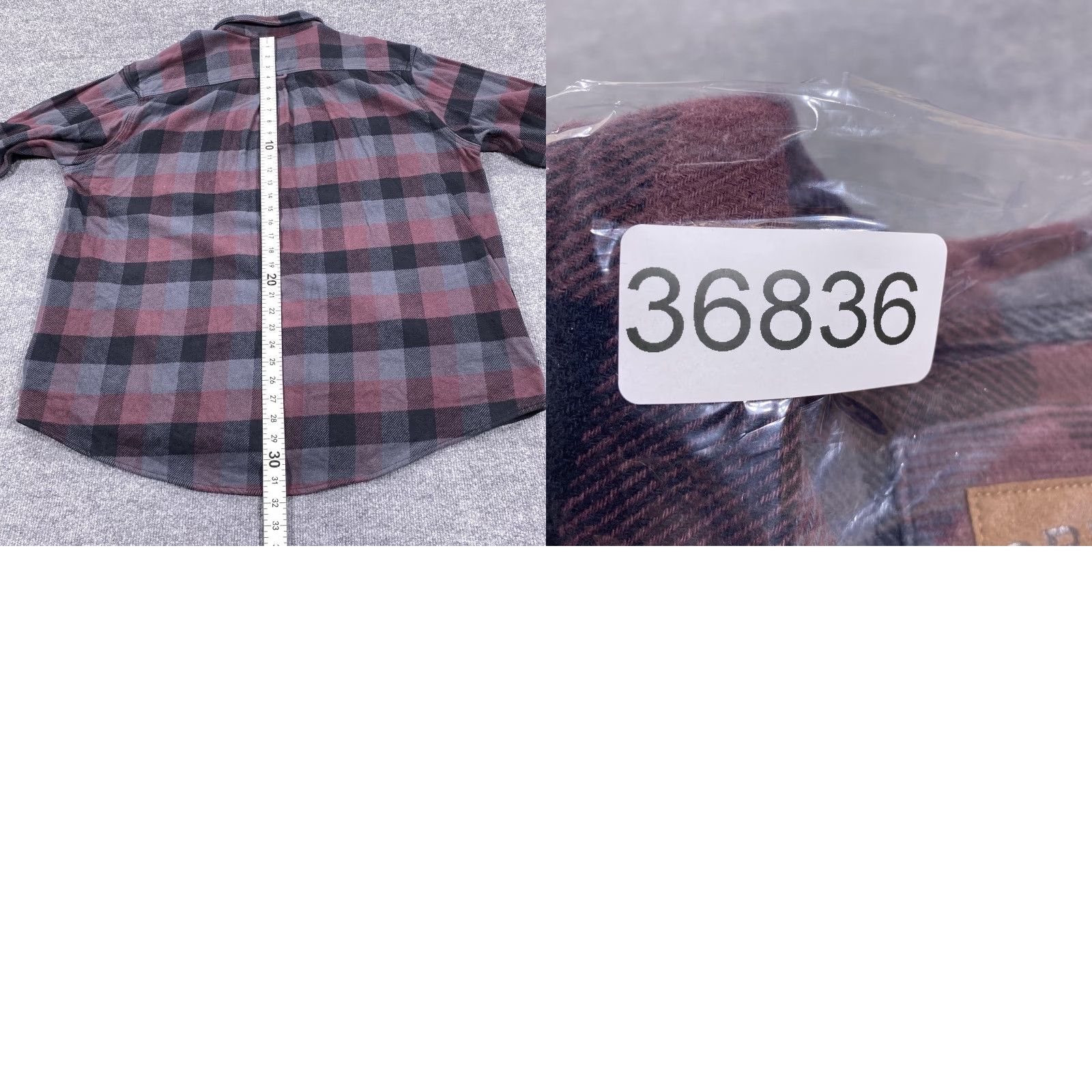 Orvis Orvis Flannel Shirt Jacket Mens 2XL Red Gray Plaid Quilted Shacket Pockets Size US XXL / EU 58 / 5 - 8 Thumbnail