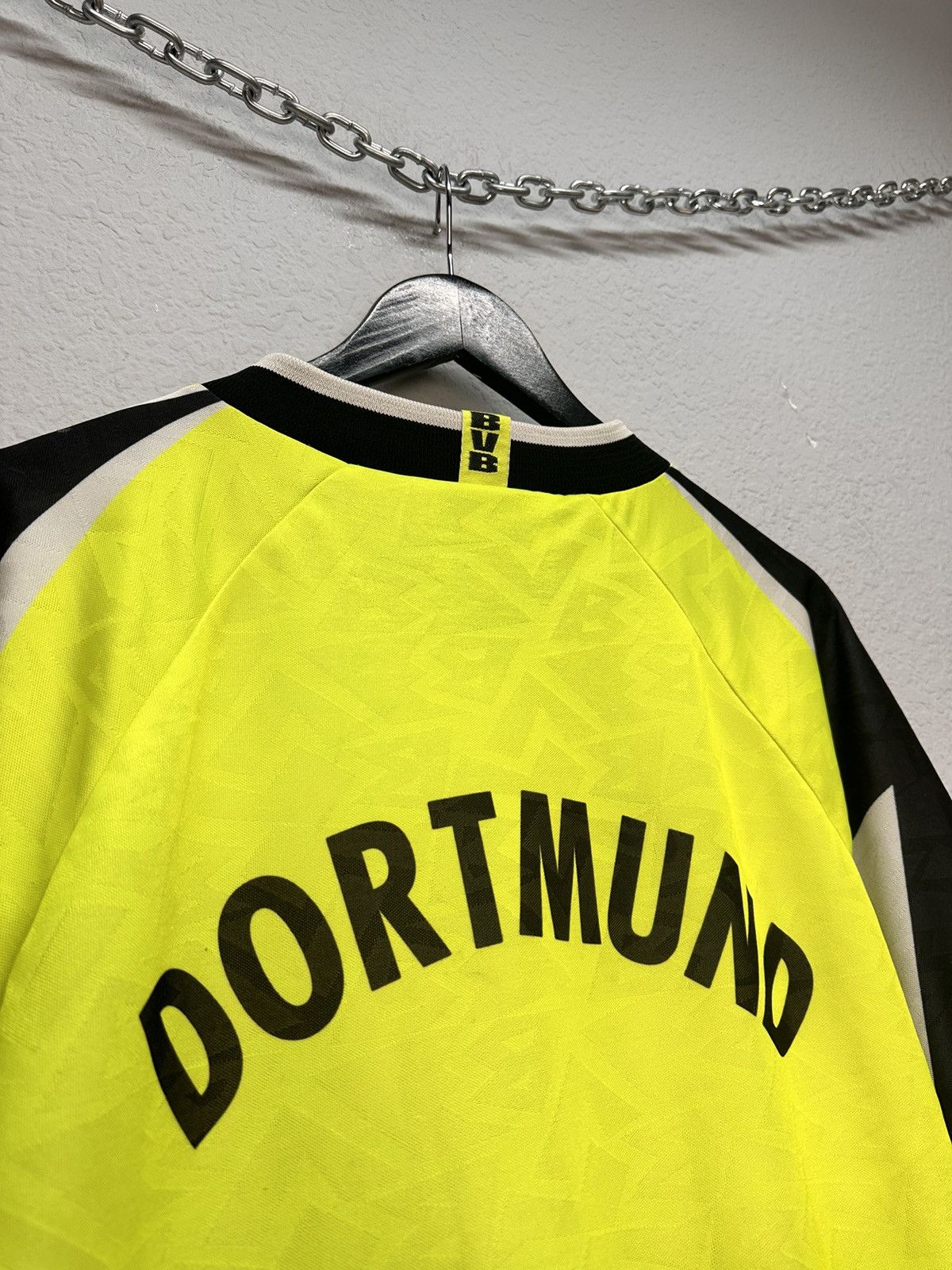 Nike Vintage Nike Borussia Dortmund BVB 1995-96 Home Jersey Size US XL / EU 56 / 4 - 12 Thumbnail
