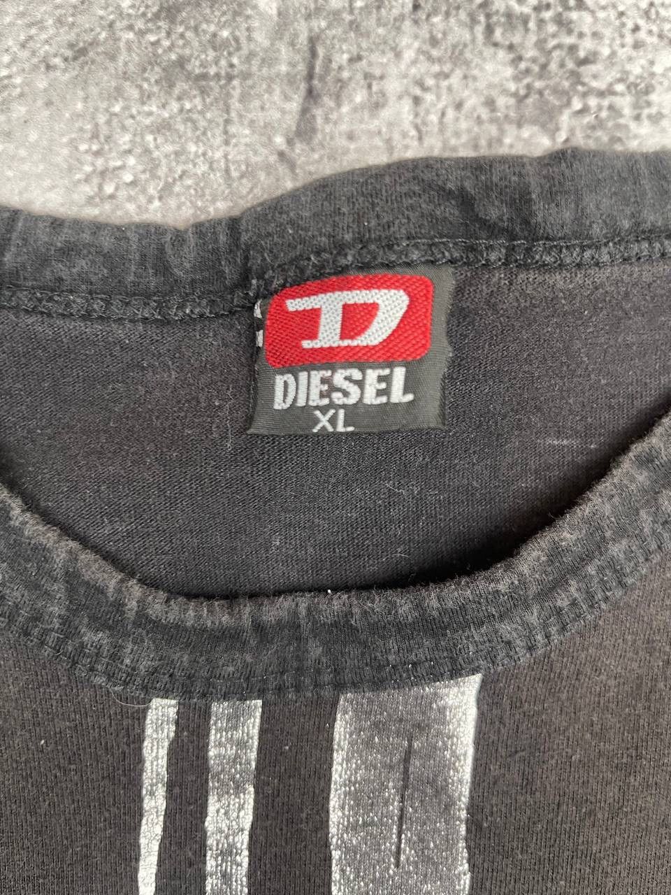 Diesel Diesel Men Cotton T-Shirt Black Size X-LARGE Size US XL / EU 56 / 4 - 4 Thumbnail