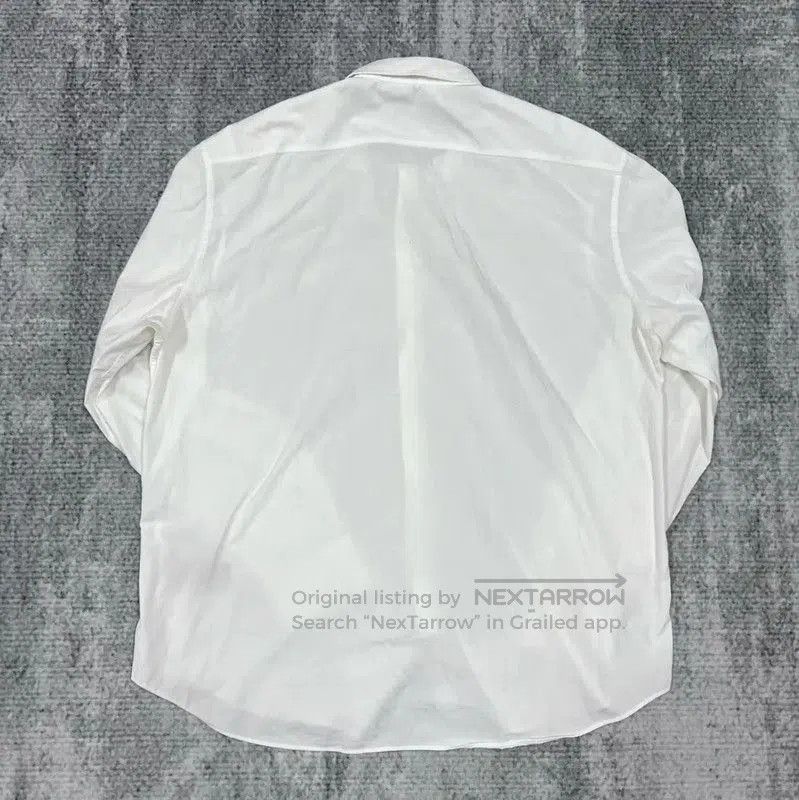 Burberry Burberry Men's White Cotton Long Sleeve Shirt. Size US XXL / EU 58 / 5 - 2 Thumbnail
