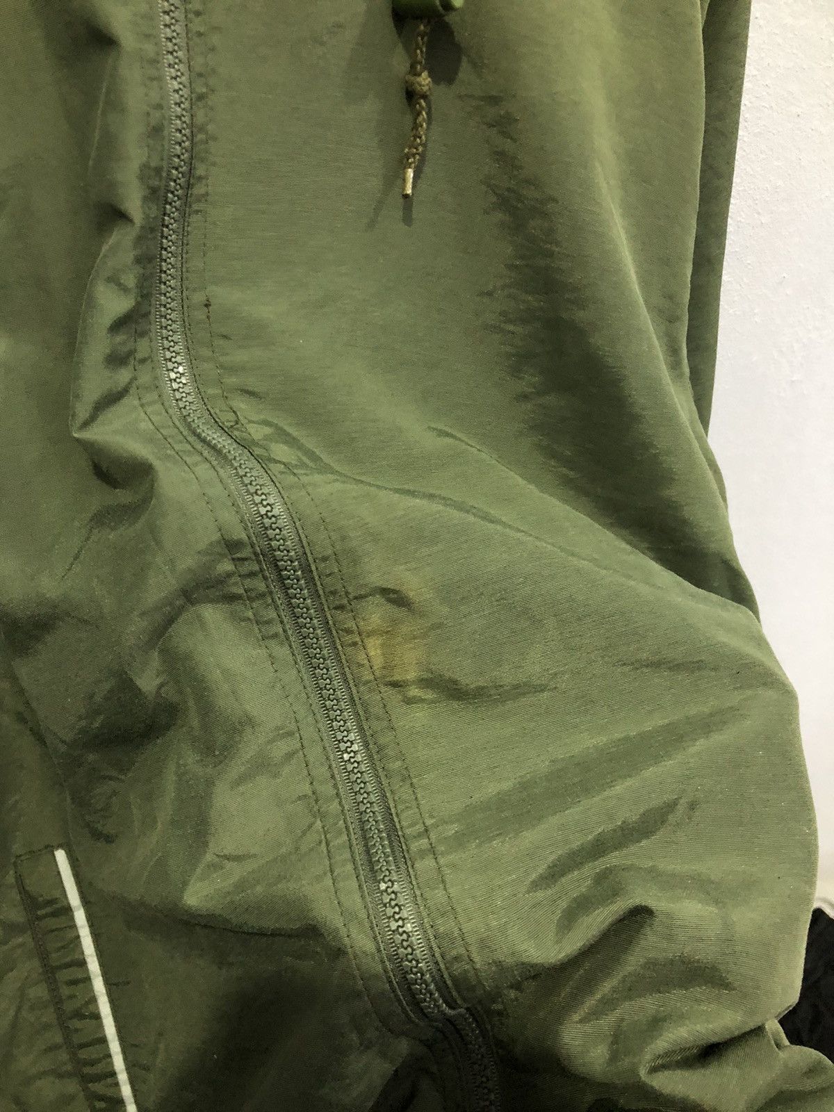 Beverly Hills Polo Club BHPC Olive Green Windbreaker 90s Vintage Korea Size US M / EU 48-50 / 2 - 5 Thumbnail