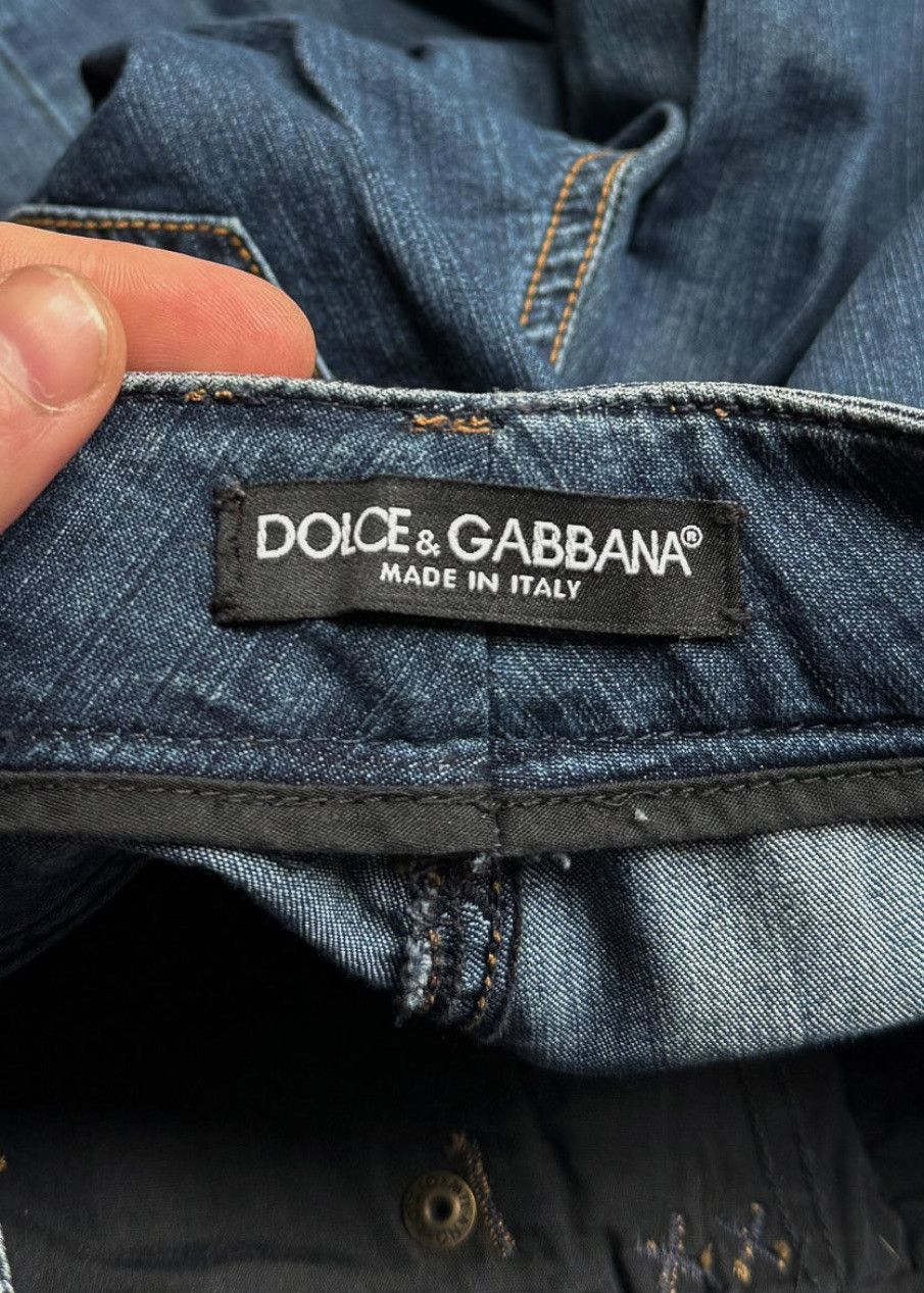 Dolce & Gabbana Dolce & Gabbana Vintage Blue Plaque Jeans Size 26" / US 2 / IT 38 - 9 Thumbnail
