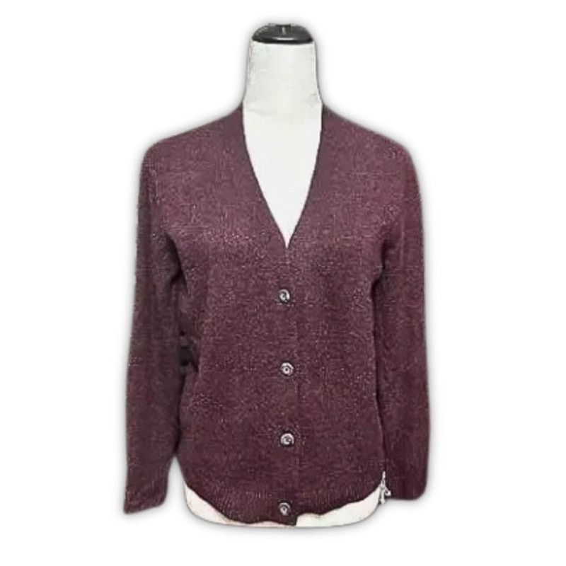 Old Navy Old Navy Cardigan Button-Up Front Long Sleeves Burgundy XS Size XS / US 0-2 / IT 36-38 - 1 Thumbnail