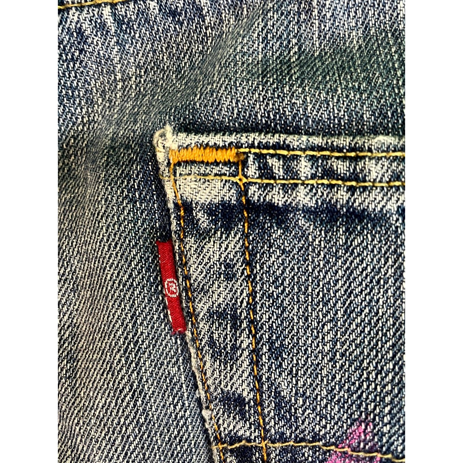 Spyder Sp5der Worldwide Light Wash & Pink Jeans Size US 36 / EU 52 - 6 Thumbnail