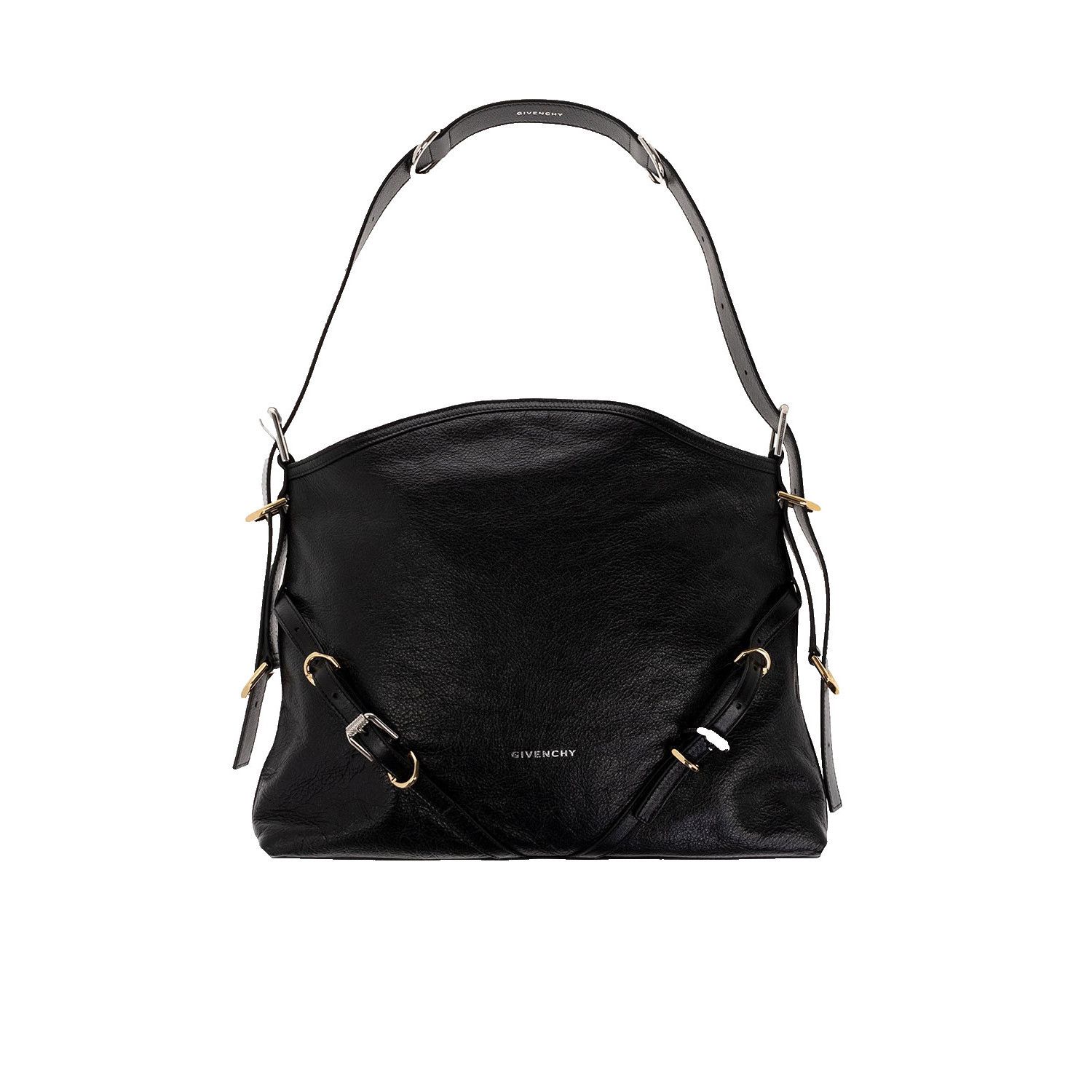 Givenchy GIVENCHY Medium Voyou Strappyy Black Shiny Leather Shoulder Size ONE SIZE - 1 Thumbnail