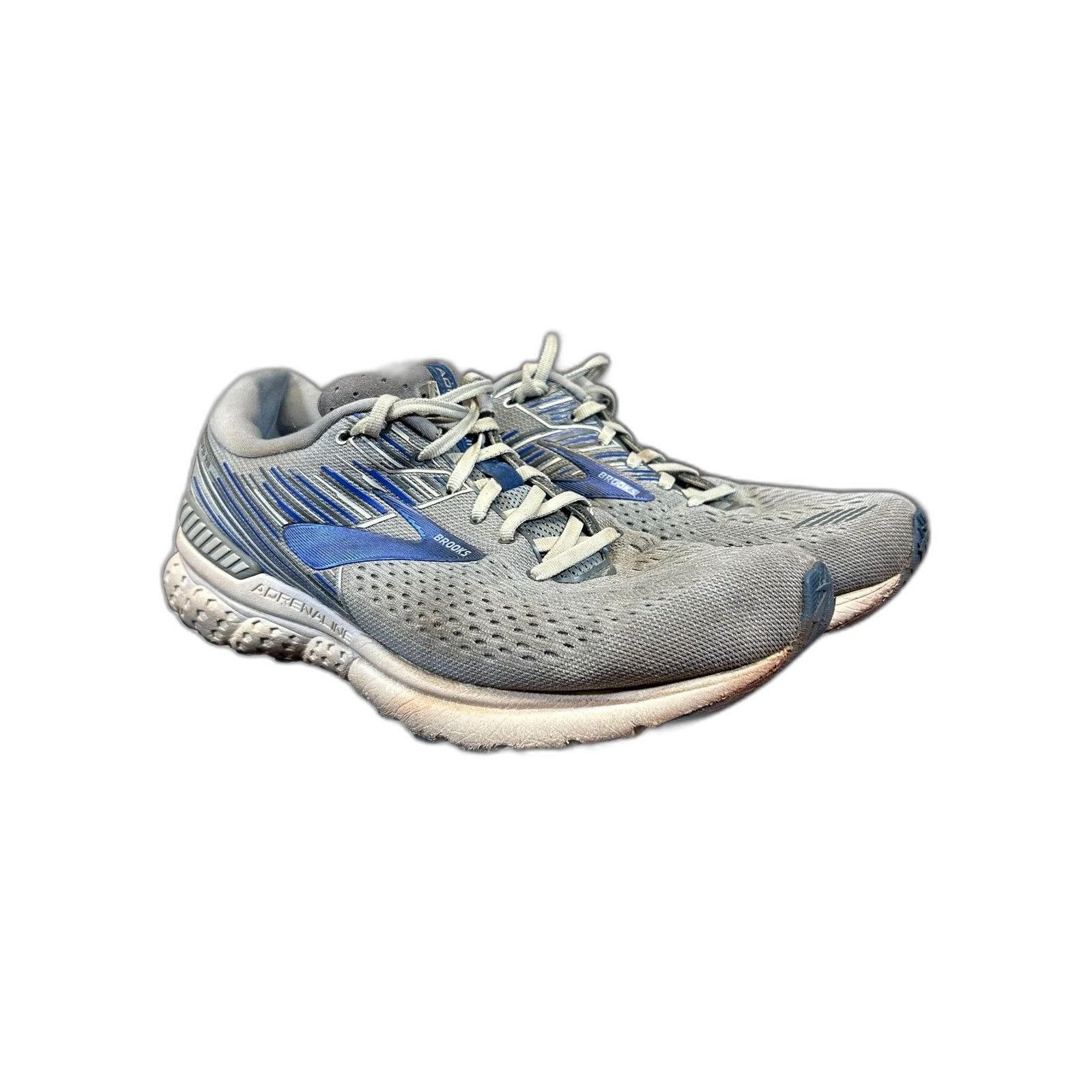 Brooks Brooks Adrenaline GTS 19 Men's Size 11 Running Shoes Gray bl Size US 11 / EU 44 - 2 Thumbnail