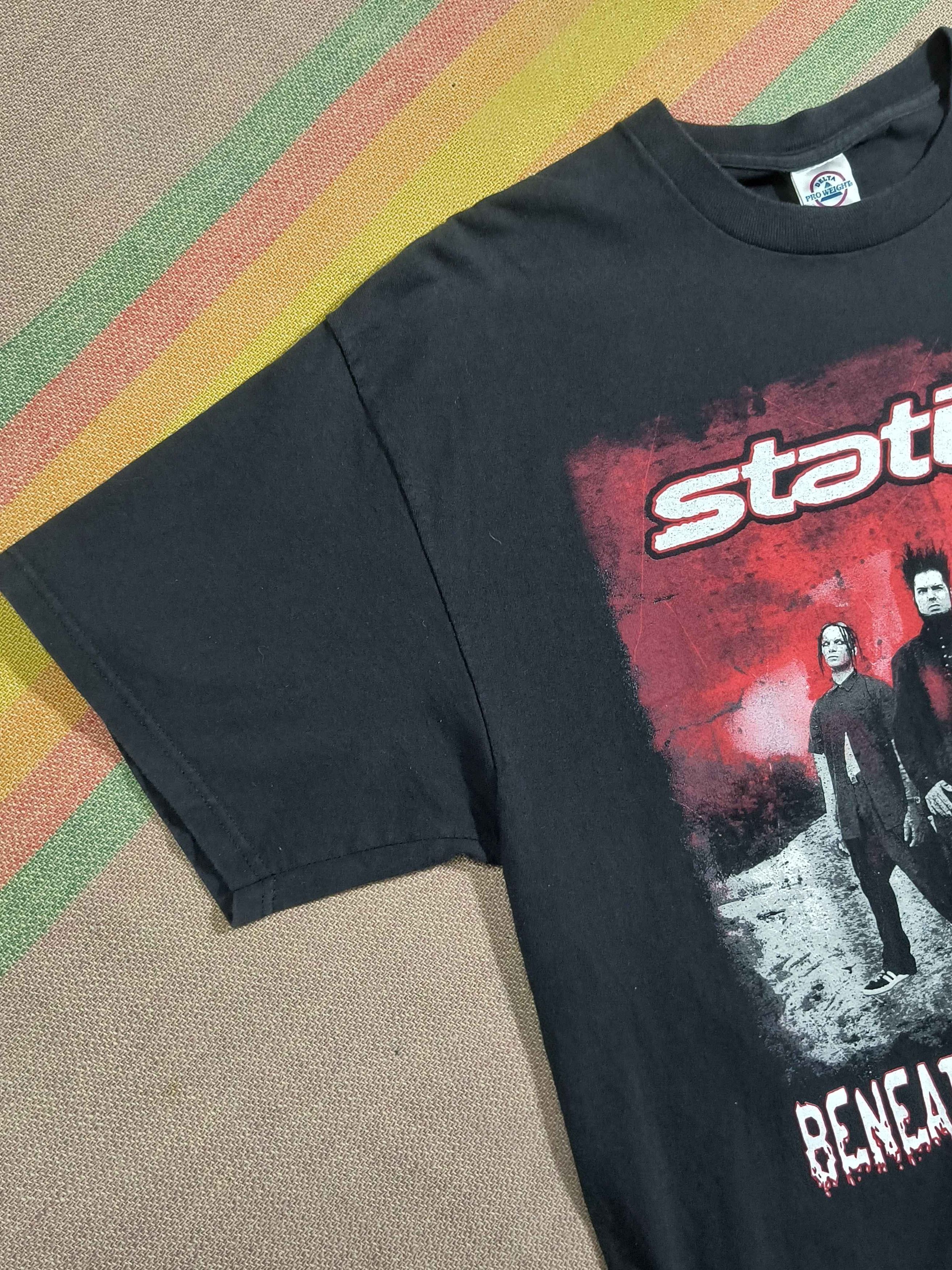 Band Tees Vintage Y2K Static-X Beneath, Between, Beyond tour 2004 Size US XL / EU 56 / 4 - 3 Thumbnail