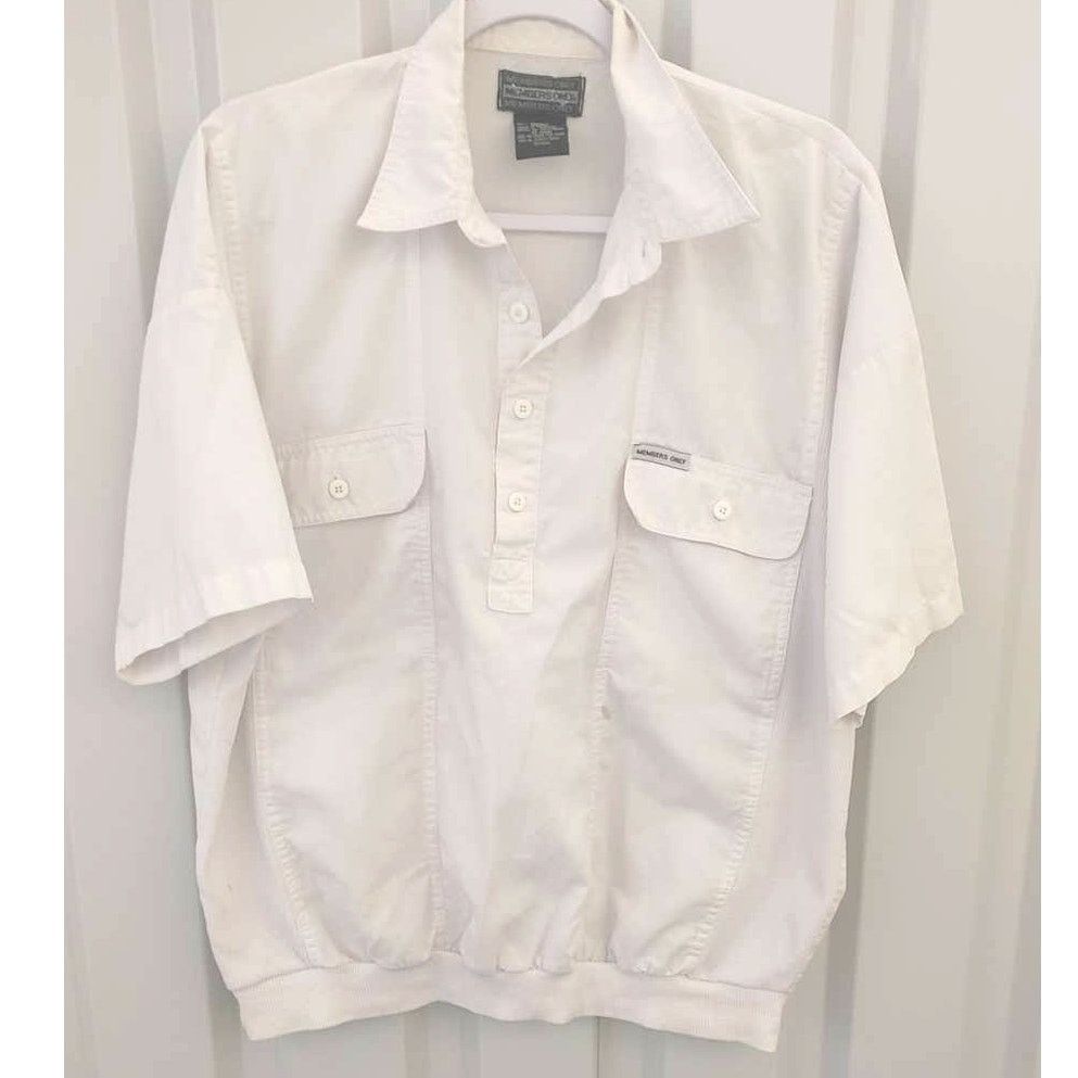 Members Only Vintage Members Only Shirt Henley Large White Size US L / EU 52-54 / 3 - 1 Thumbnail