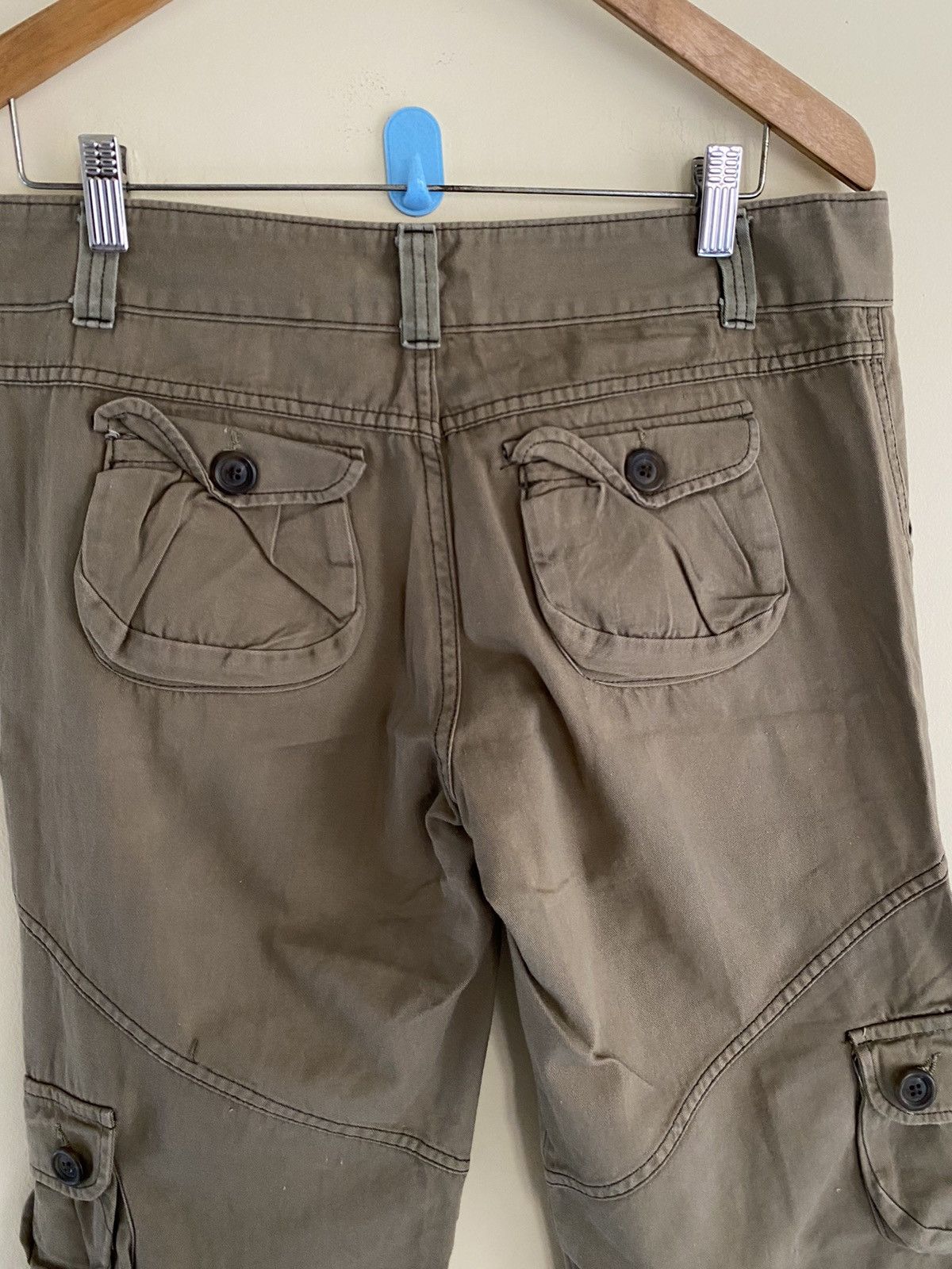 Hysteric Glamour 🔥 Rare Design Travis Scott Tactical Multi Pocket Brown Army Size US 31 - 8 Thumbnail