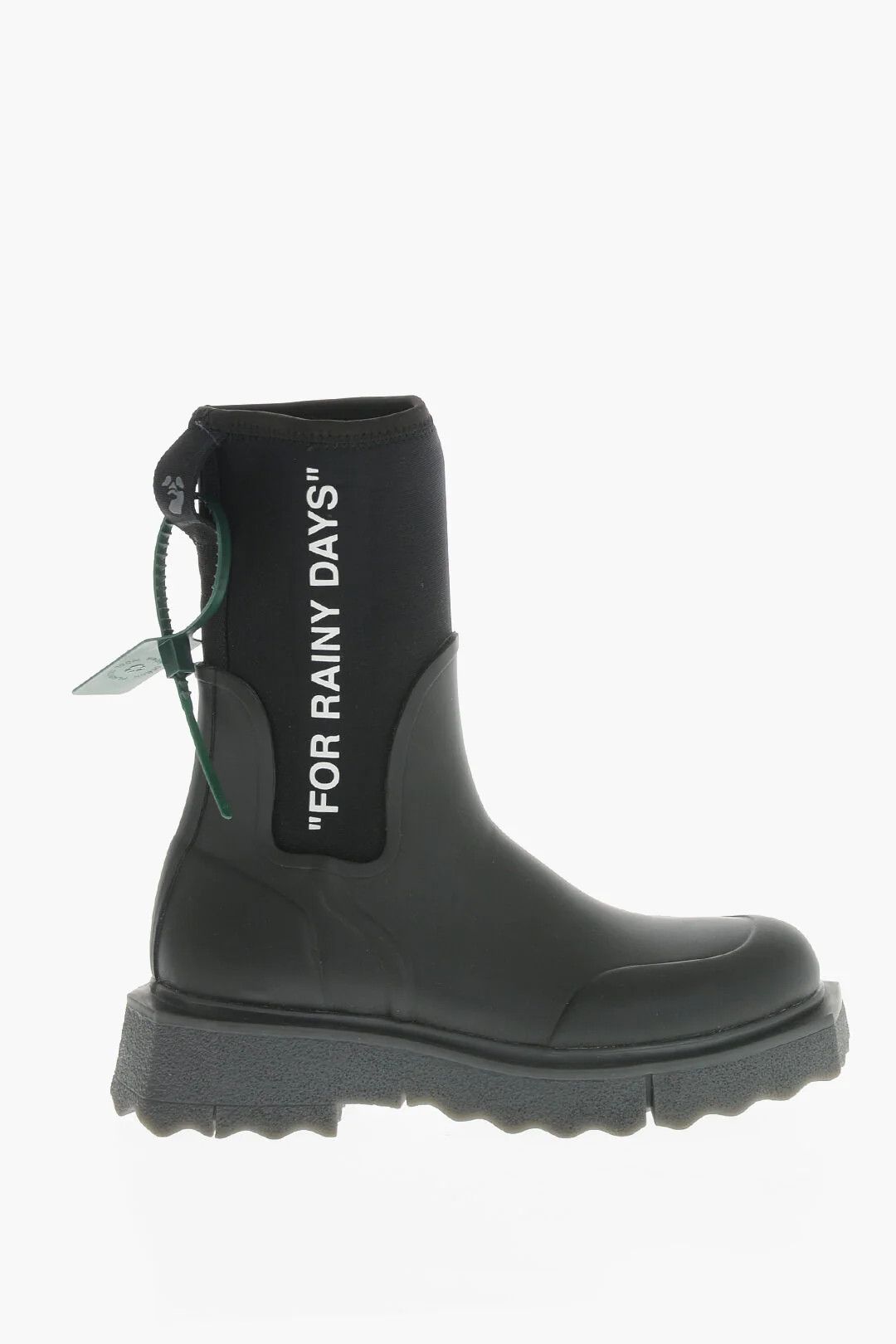 Off-White og1mm0426 Wellington Ankle Boots in Black Size US 9 / IT 39 - 1 Thumbnail